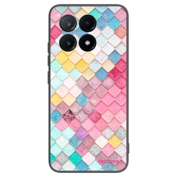 Picasee silikonowe czarne etui na Xiaomi Poco X6 Pro - Colorful roof