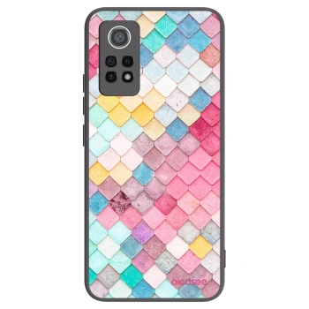 Picasee silikonowe czarne etui na Xiaomi Redmi Note 12 Pro 4G - Colorful roof