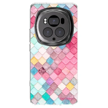Picasee silikonowe przeźroczyste etui na Honor Magic6 Pro - Colorful roof