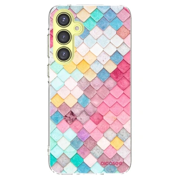 Picasee silikonowe przeźroczyste etui na Samsung Galaxy A35 5G A356B - Colorful roof