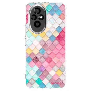 Picasee silikonowe przeźroczyste etui na Honor 200 5G - Colorful roof