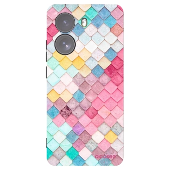 Picasee silikonowe czarne etui na Xiaomi Poco X7 - Colorful roof
