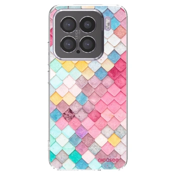 Picasee silikonowe przeźroczyste etui na Xiaomi 15 - Colorful roof