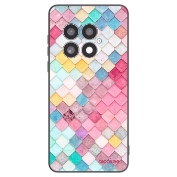 Picasee silikonowe czarne etui na OnePlus 13 5G - Colorful roof