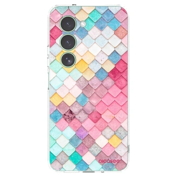 Picasee silikonowe przeźroczyste etui na Xiaomi Redmi 15 5G - Colorful roof