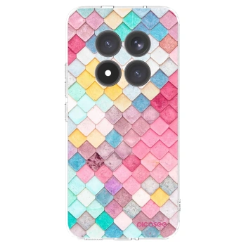 Picasee silikonowe przeźroczyste etui na Xiaomi Redmi Note 15 Pro+ - Colorful roof
