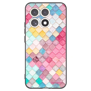 Picasee silikonowe czarne etui na Xiaomi 15T - Colorful roof