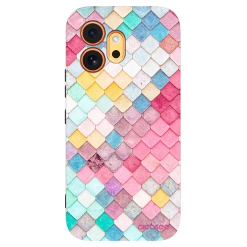Picasee silikonowe czarne etui na Honor 600 - Colorful roof