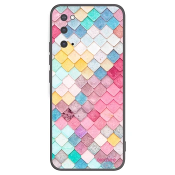 Picasee silikonowe czarne etui na Samsung Galaxy S20 G980F - Colorful roof