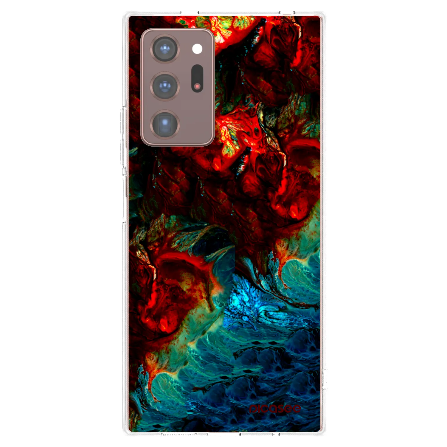 Picasee silikonowe przeźroczyste etui na Samsung Galaxy Note 20 Ultra - Universe