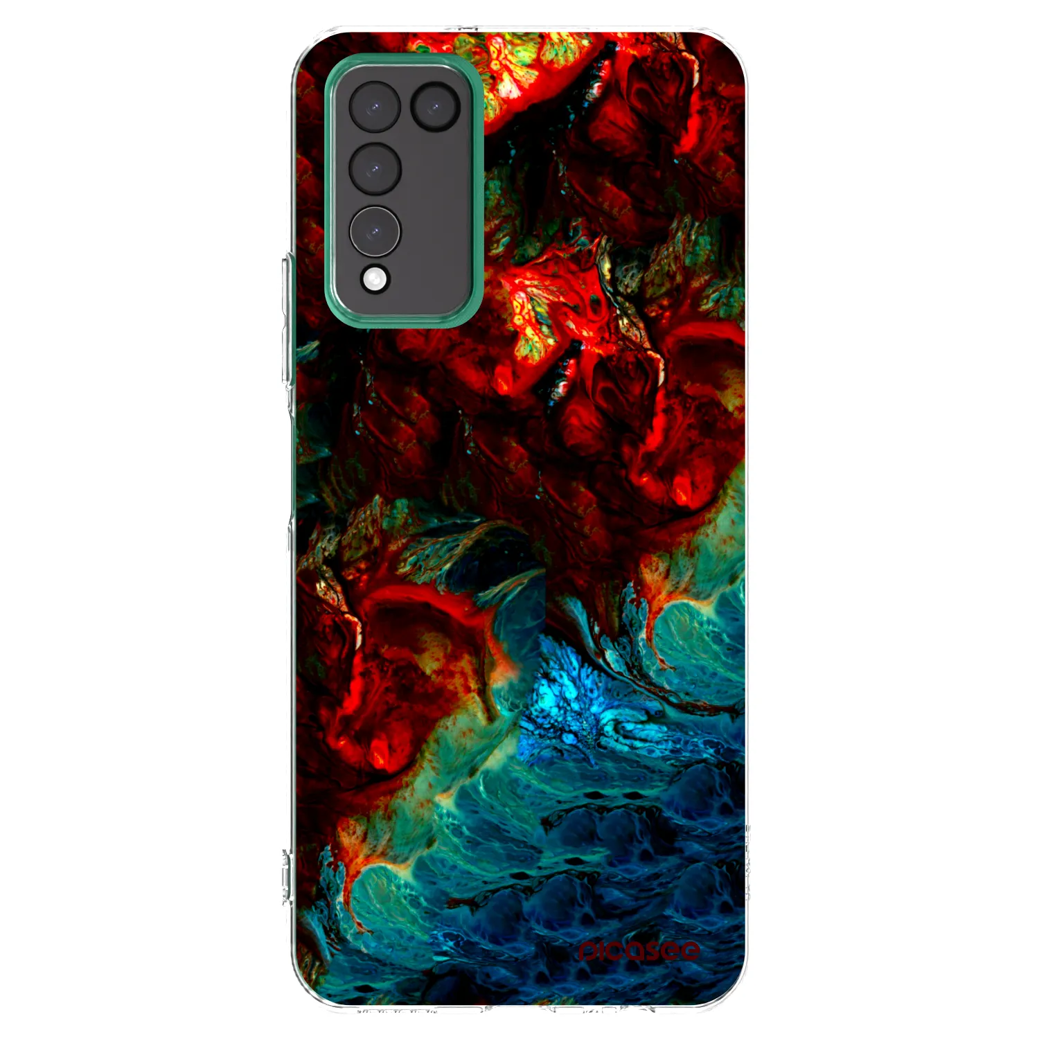 Picasee silikonowe przeźroczyste etui na Honor 10X Lite - Universe
