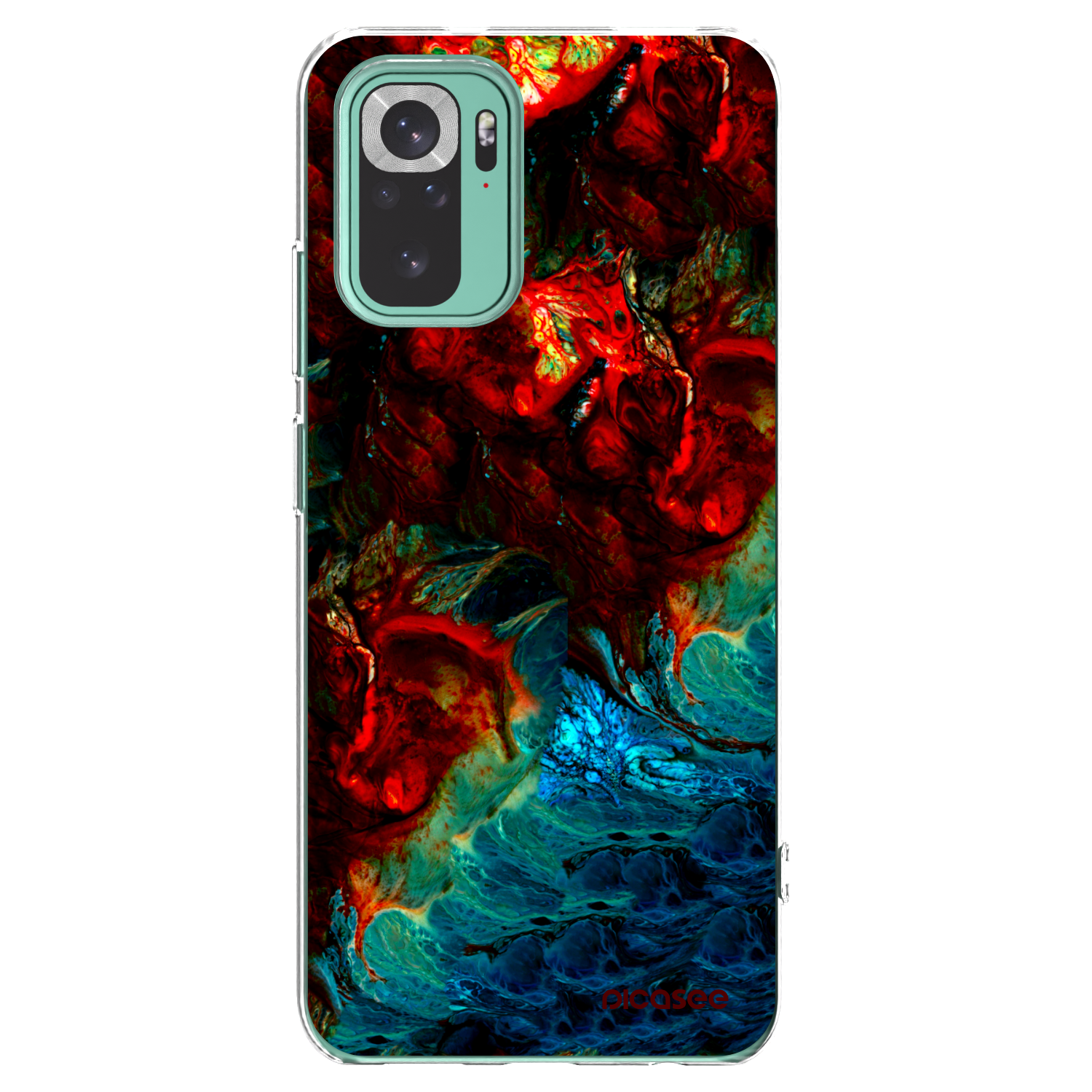 Picasee silikonowe przeźroczyste etui na Xiaomi Redmi Note 10 Pro - Universe
