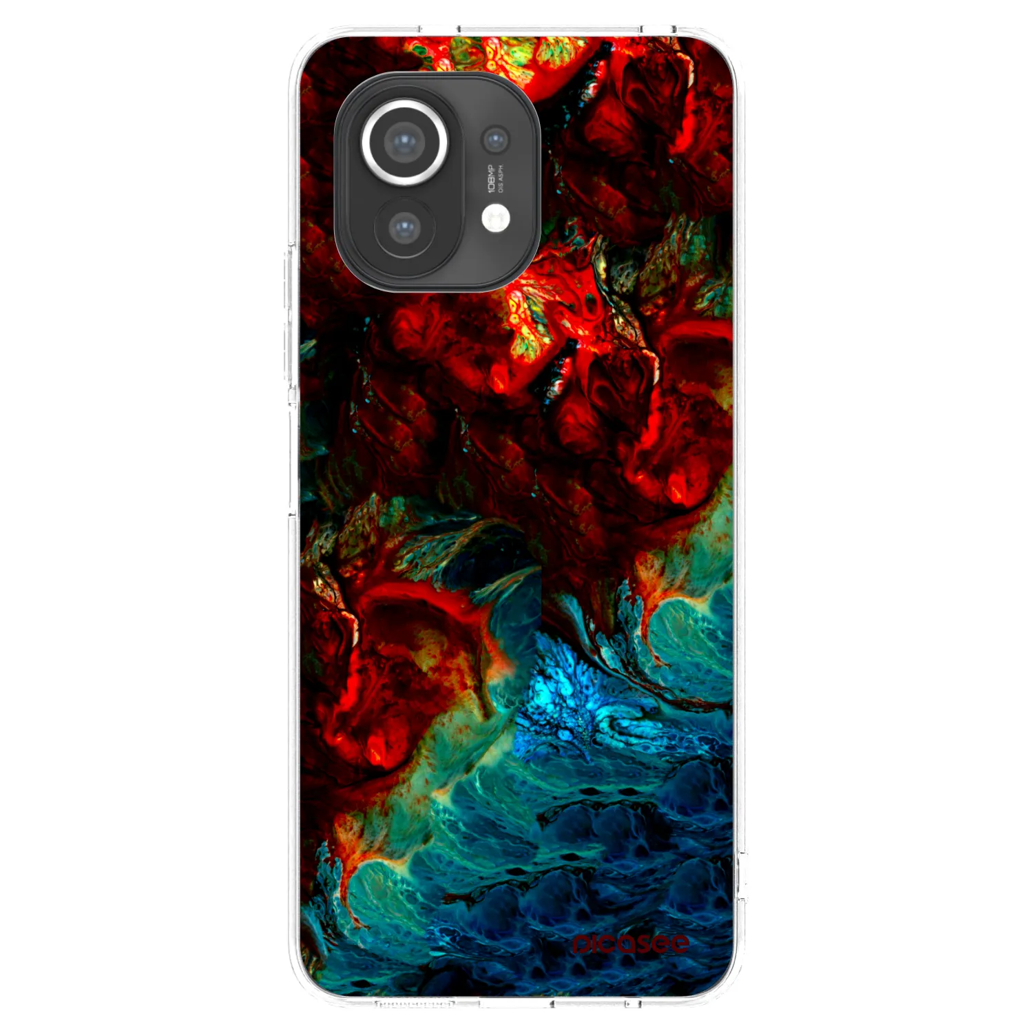 Picasee silikonowe przeźroczyste etui na Xiaomi Mi 11 - Universe
