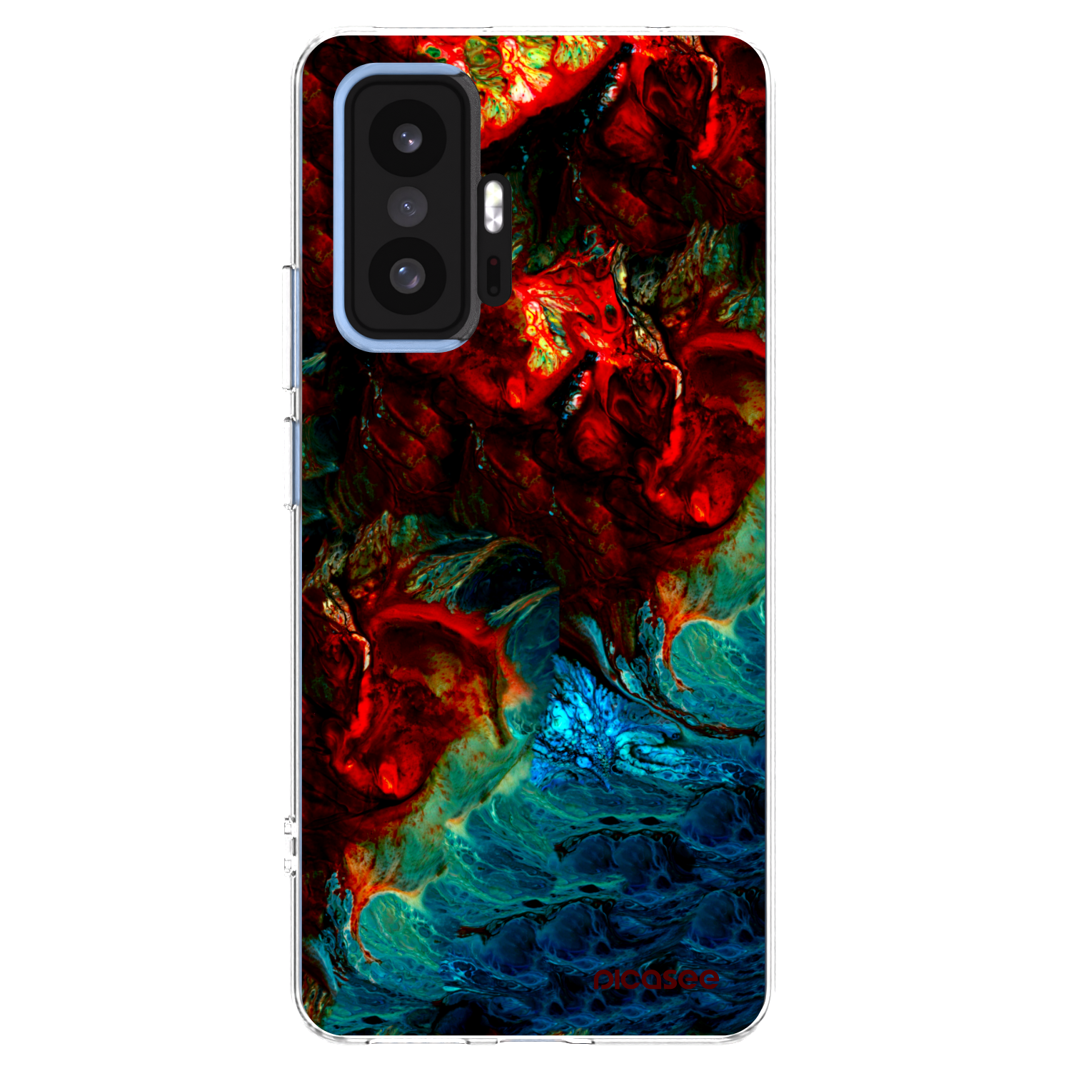 Picasee silikonowe przeźroczyste etui na Xiaomi 11T Pro - Universe
