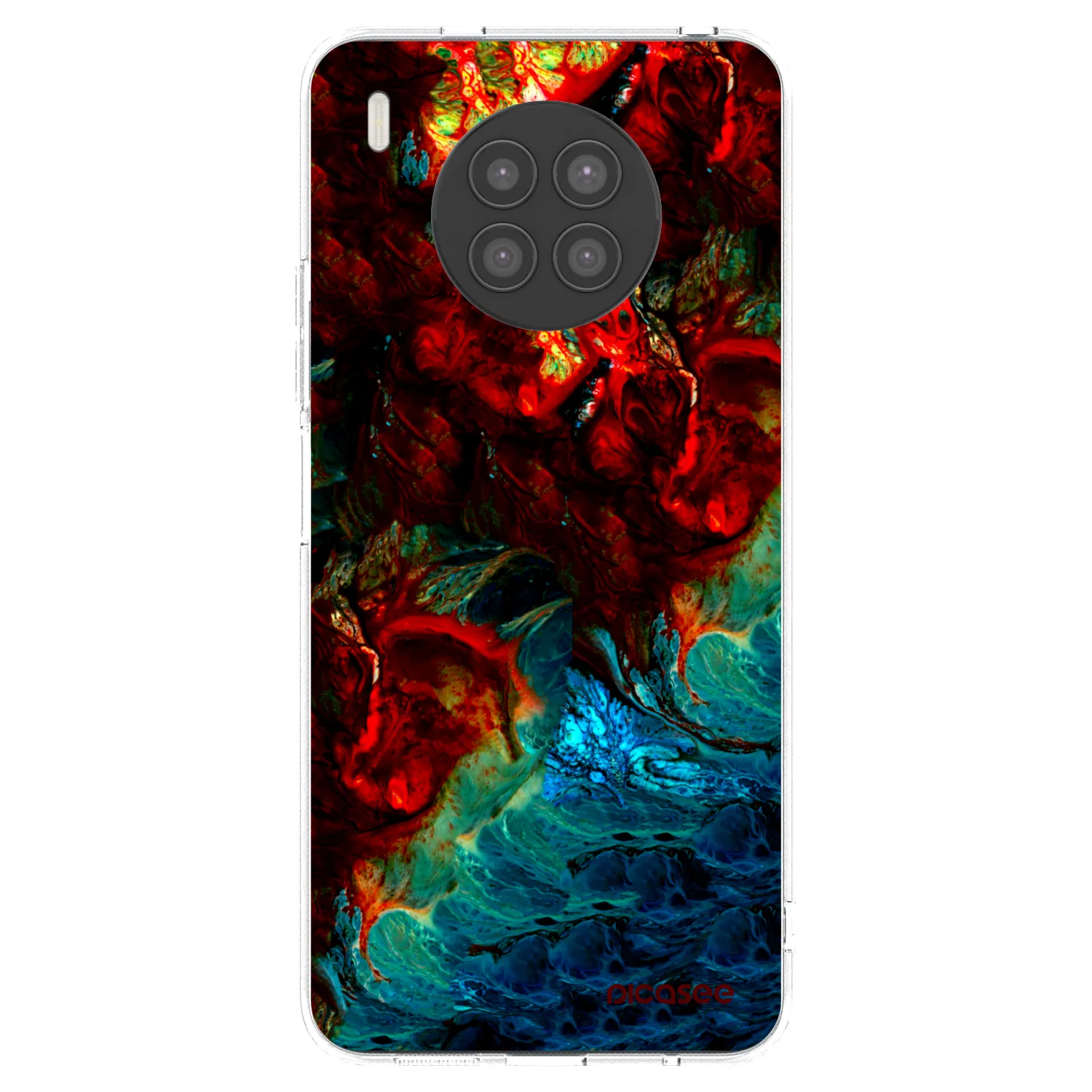 Picasee silikonowe przeźroczyste etui na Huawei Nova 8i - Universe