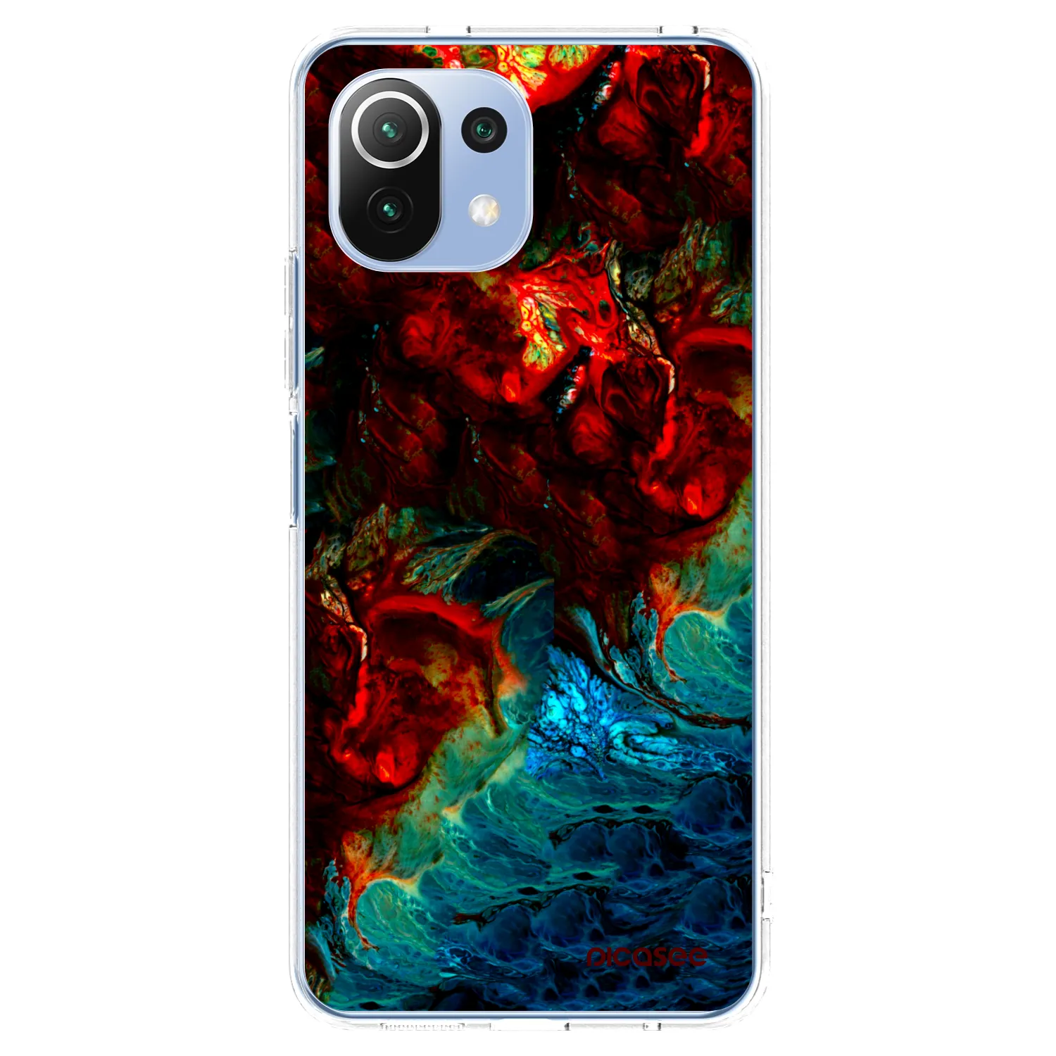 Picasee silikonowe przeźroczyste etui na Xiaomi 11 Lite 5G NE - Universe