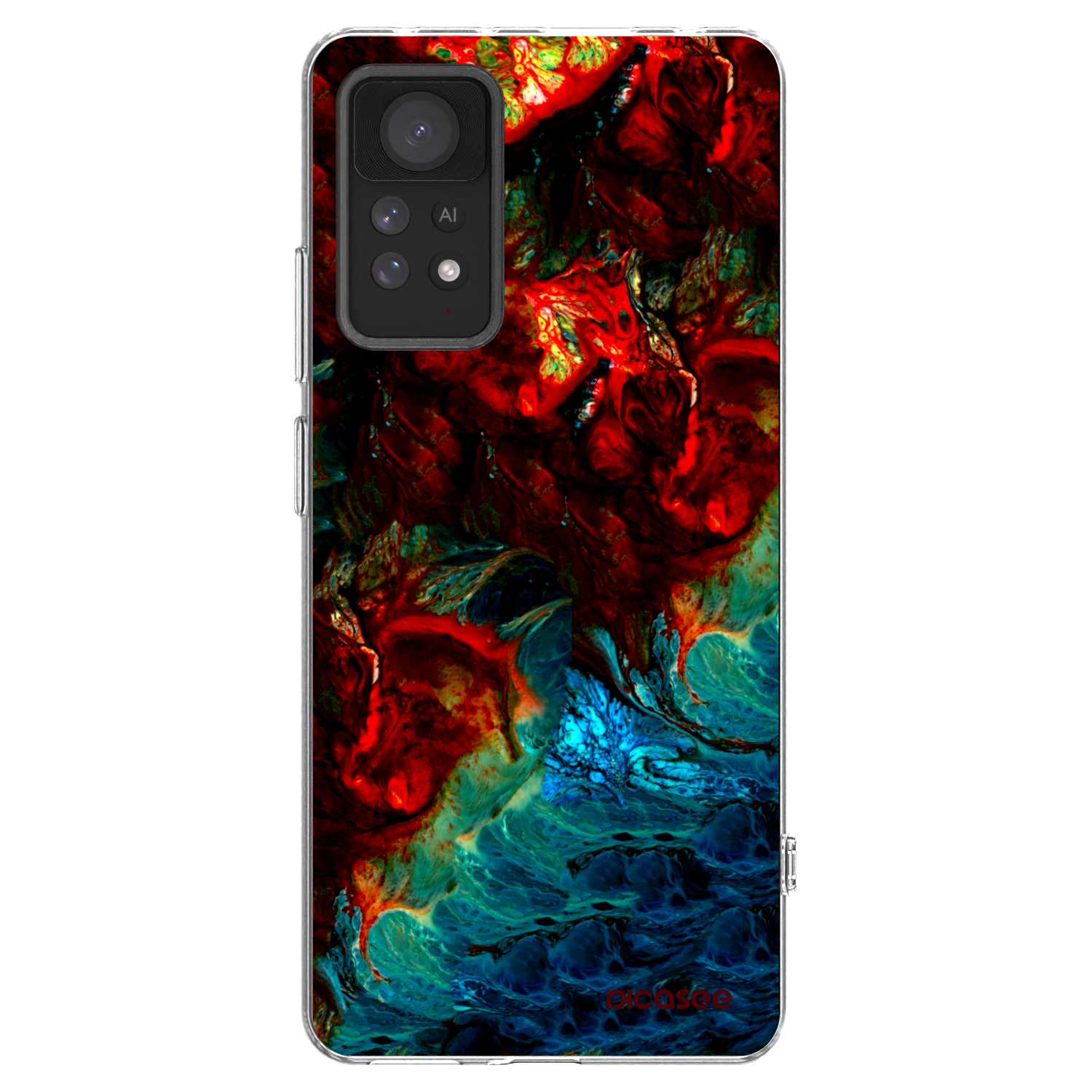 Picasee silikonowe przeźroczyste etui na Xiaomi Redmi Note 11 Pro 5G - Universe