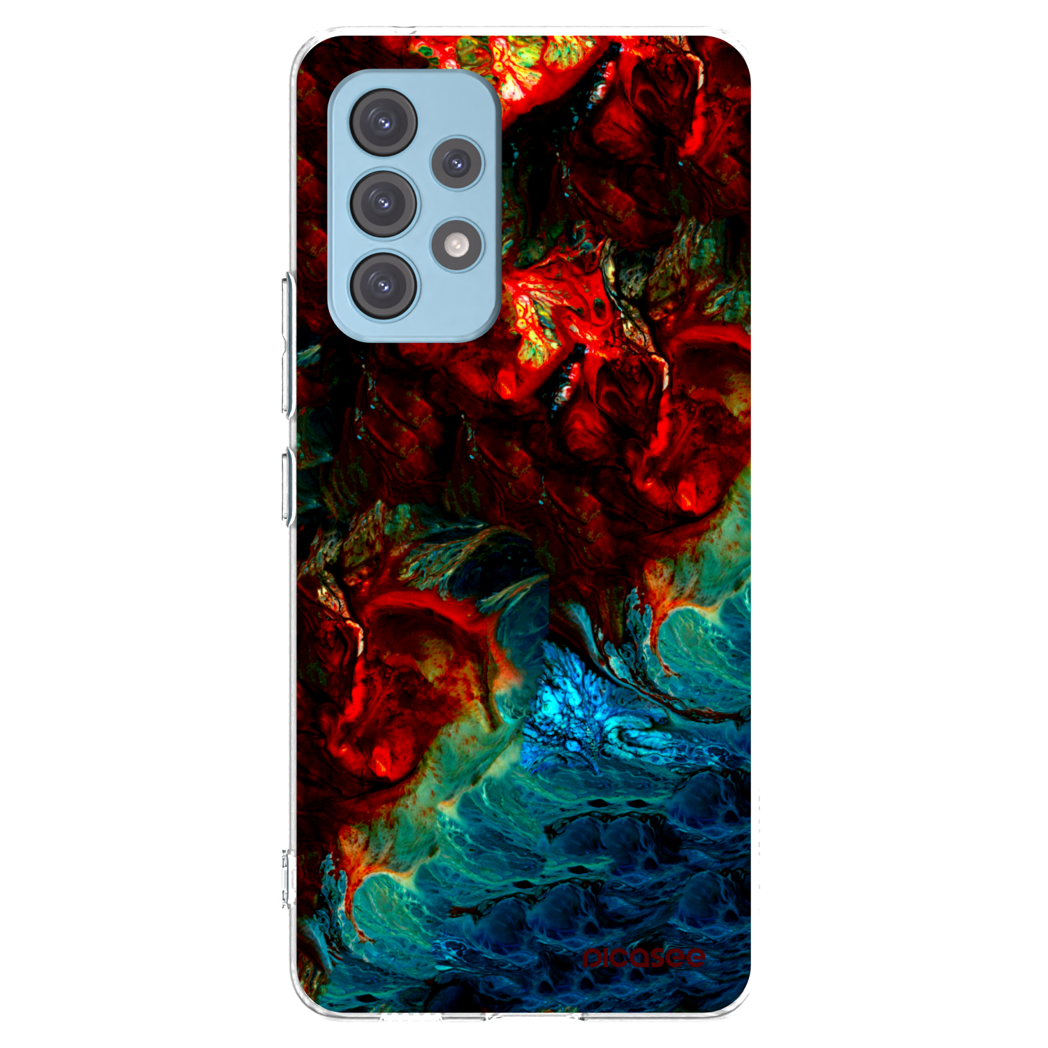 Picasee silikonowe przeźroczyste etui na Samsung Galaxy A53 5G A536 - Universe