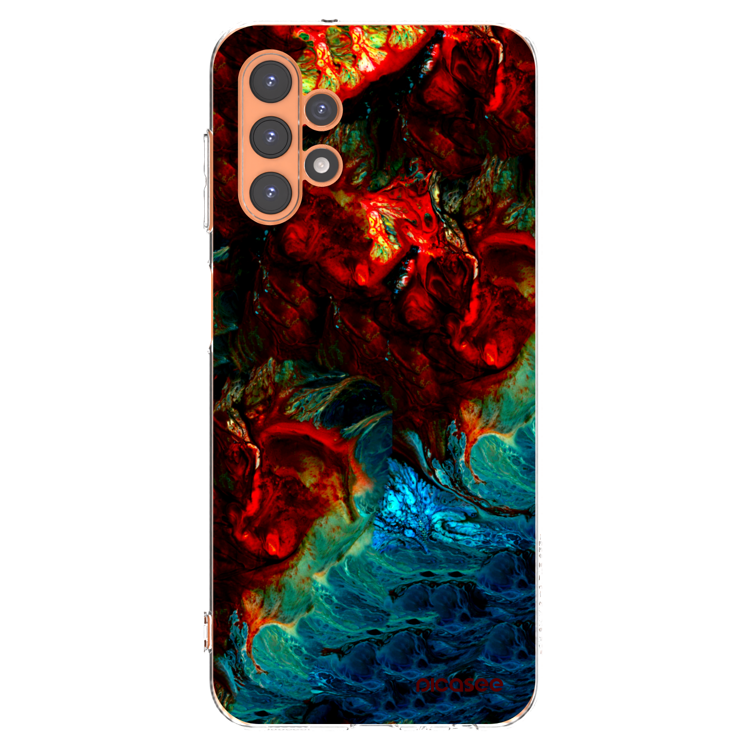 Picasee silikonowe przeźroczyste etui na Samsung Galaxy A13 4G A135 - Universe