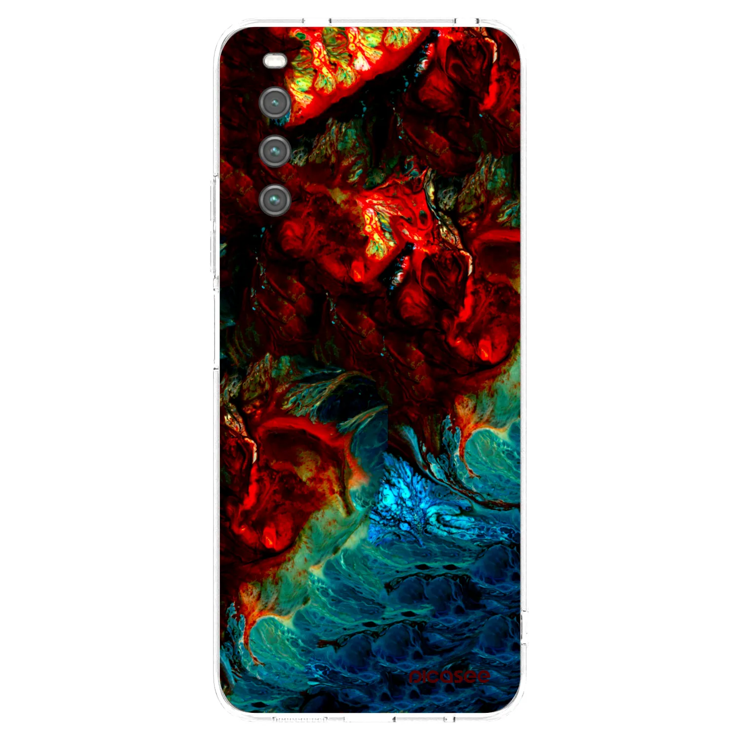 Picasee silikonowe przeźroczyste etui na Sony Xperia 10 IV 5G - Universe