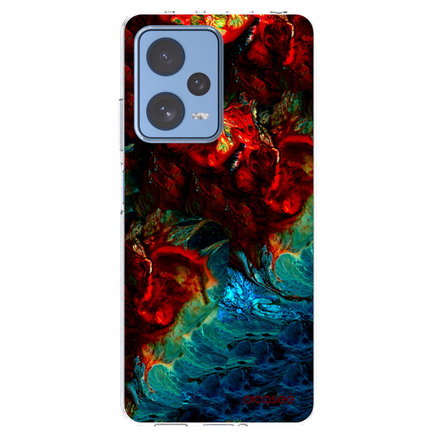 Picasee silikonowe przeźroczyste etui na Xiaomi Redmi Note 12 Pro 5G - Universe