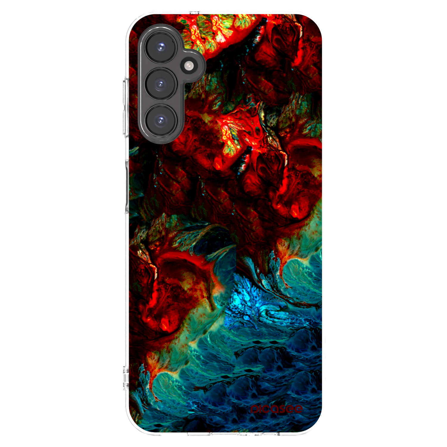 Picasee silikonowe przeźroczyste etui na Samsung Galaxy A14 5G A146P - Universe