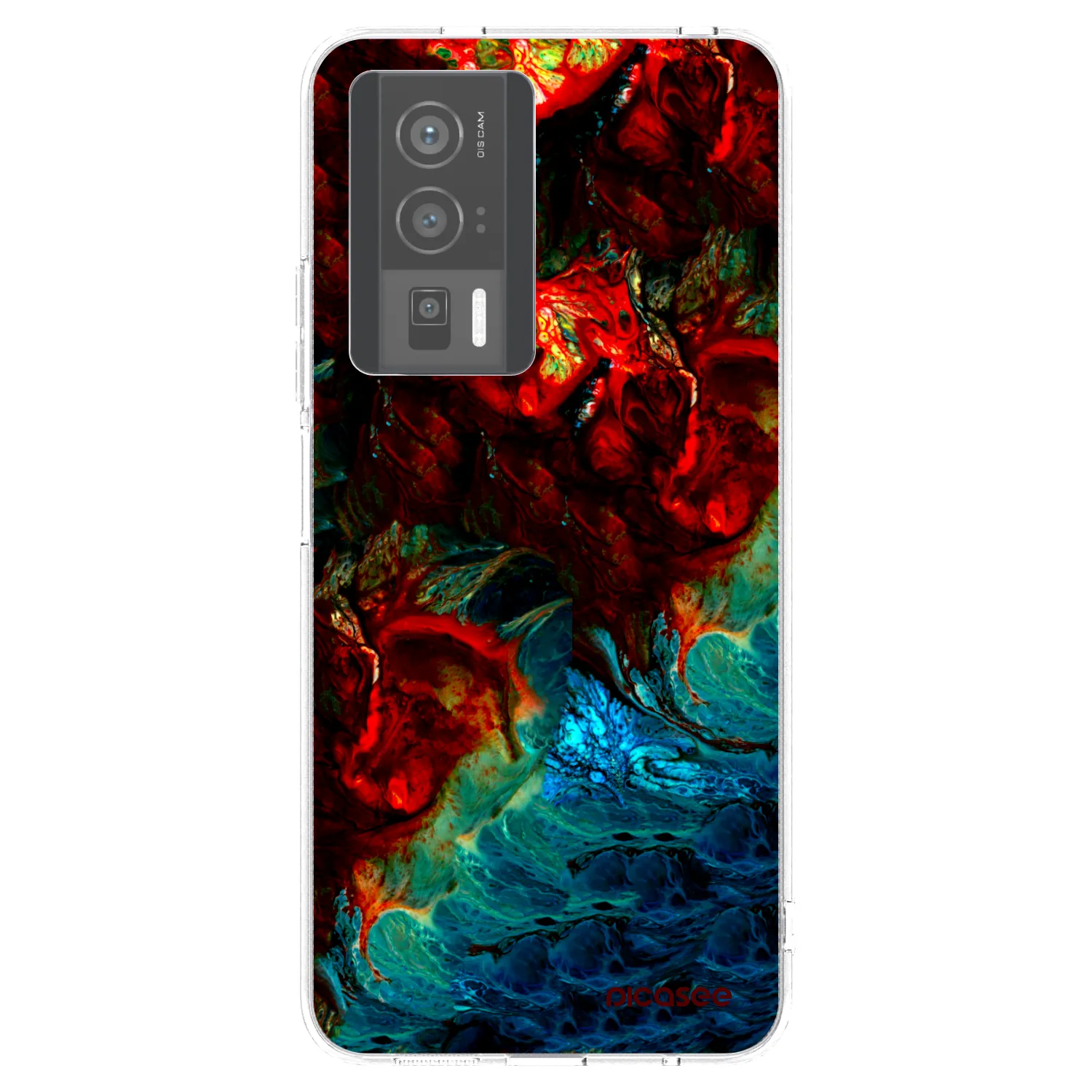 Picasee silikonowe przeźroczyste etui na Xiaomi Poco F5 Pro 5G - Universe
