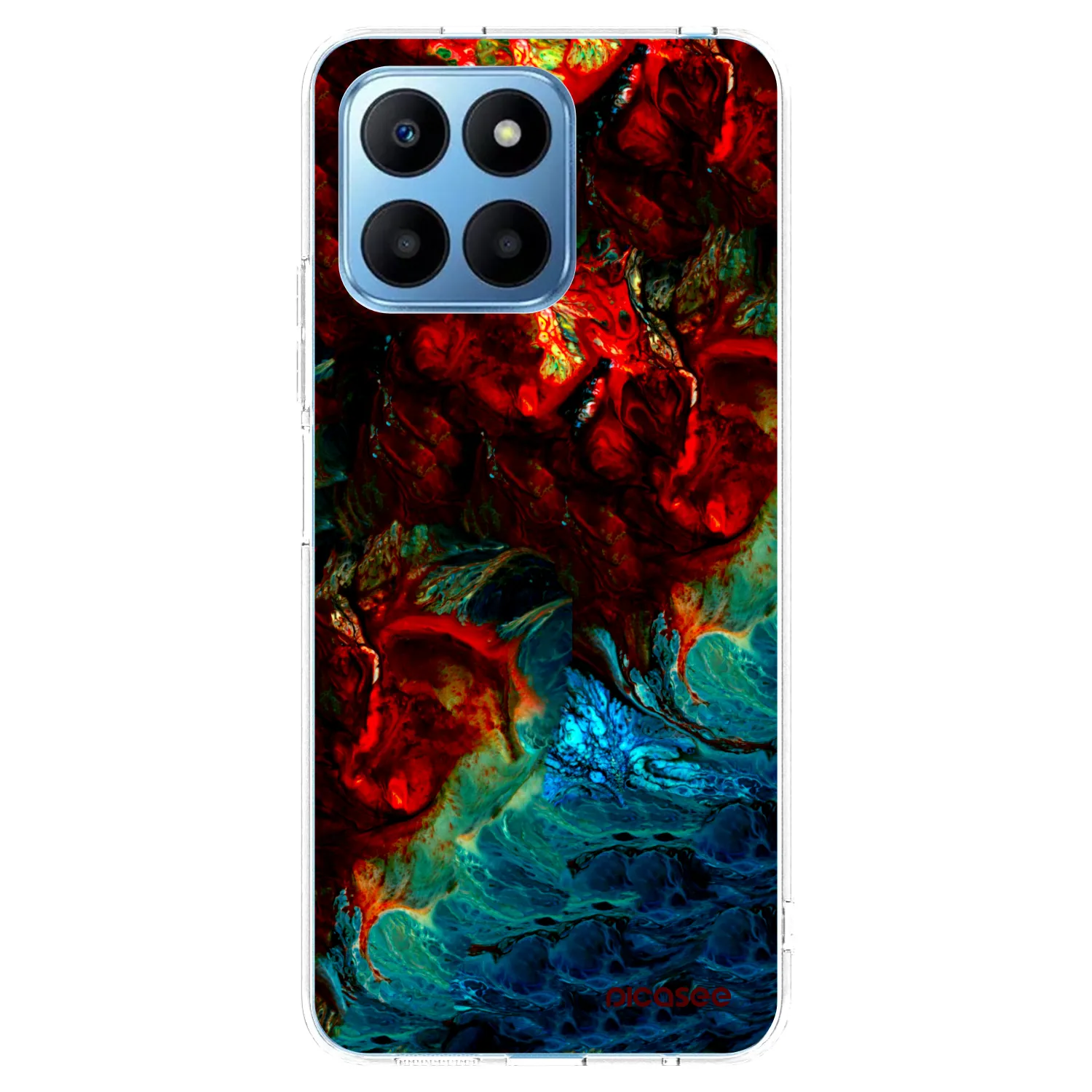 Picasee silikonowe przeźroczyste etui na Honor 70 Lite - Universe