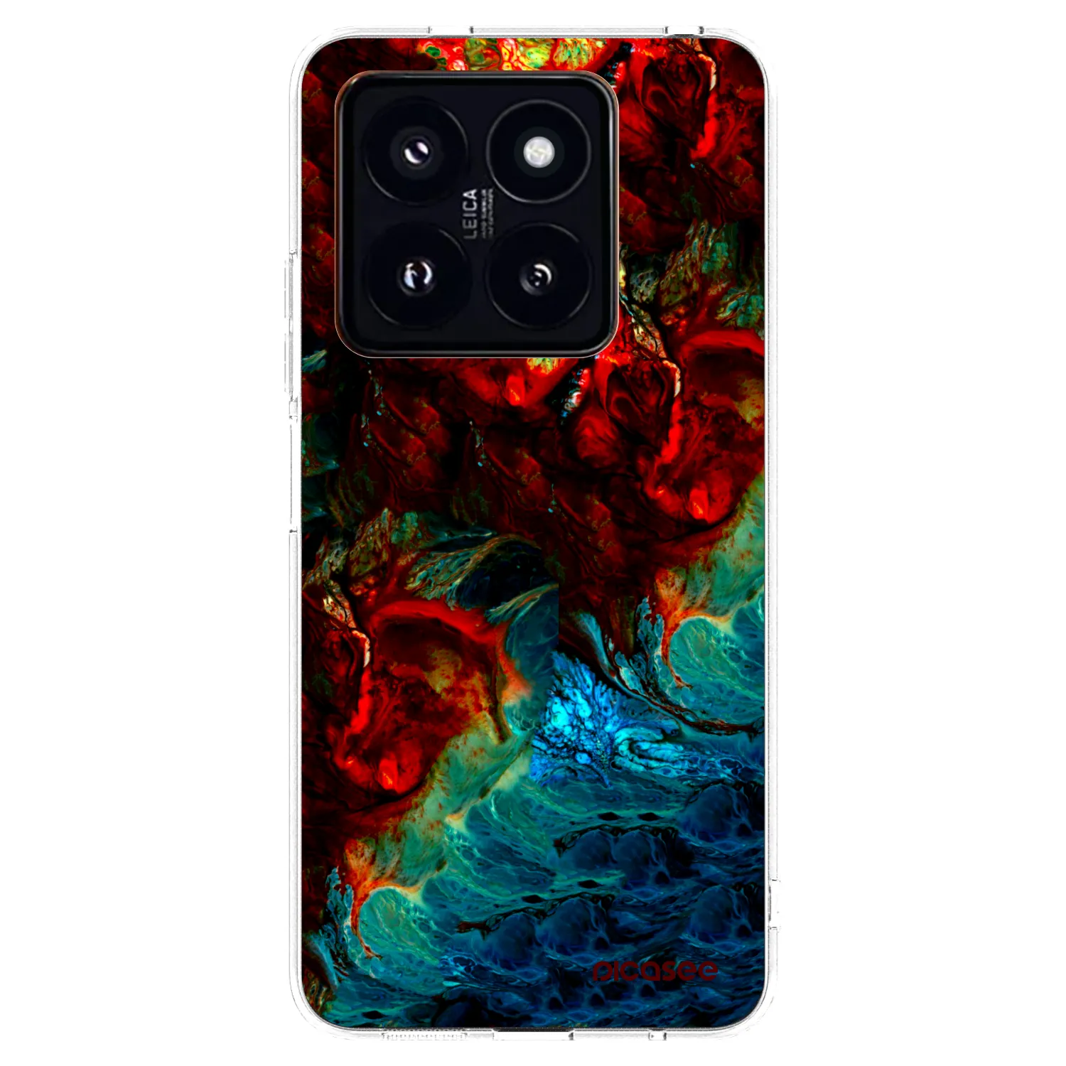 Picasee silikonowe przeźroczyste etui na Xiaomi 14 Pro - Universe