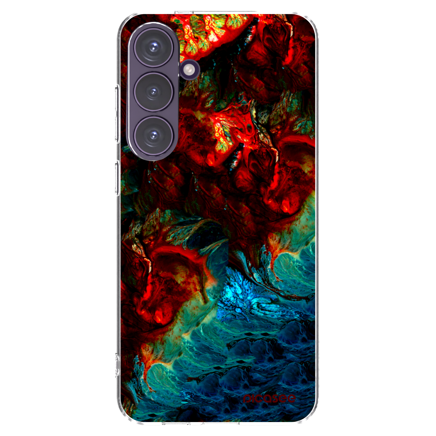 Picasee silikonowe przeźroczyste etui na Samsung Galaxy S24+ S926B 5G - Universe