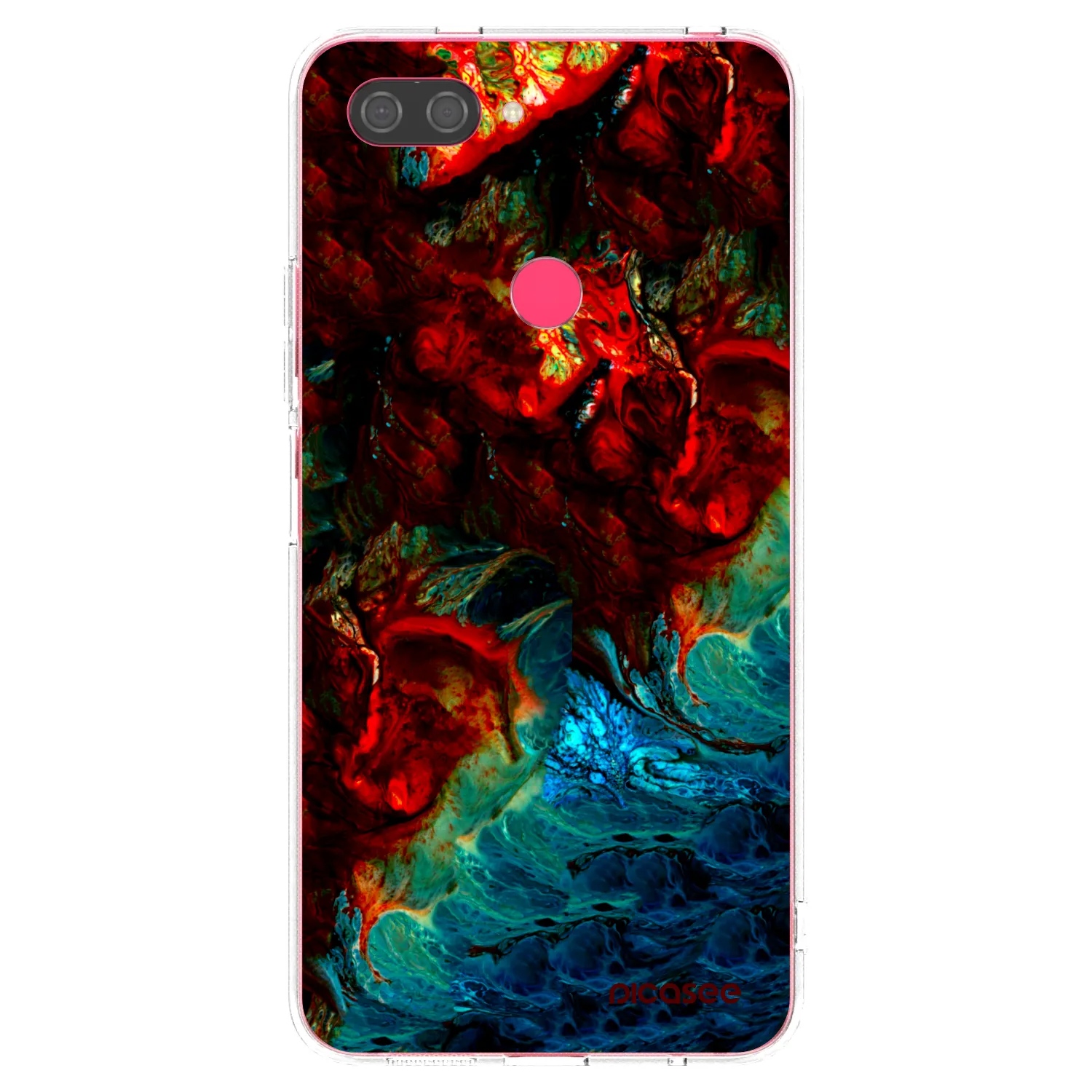 Picasee silikonowe przeźroczyste etui na Xiaomi Mi 8 Lite - Universe