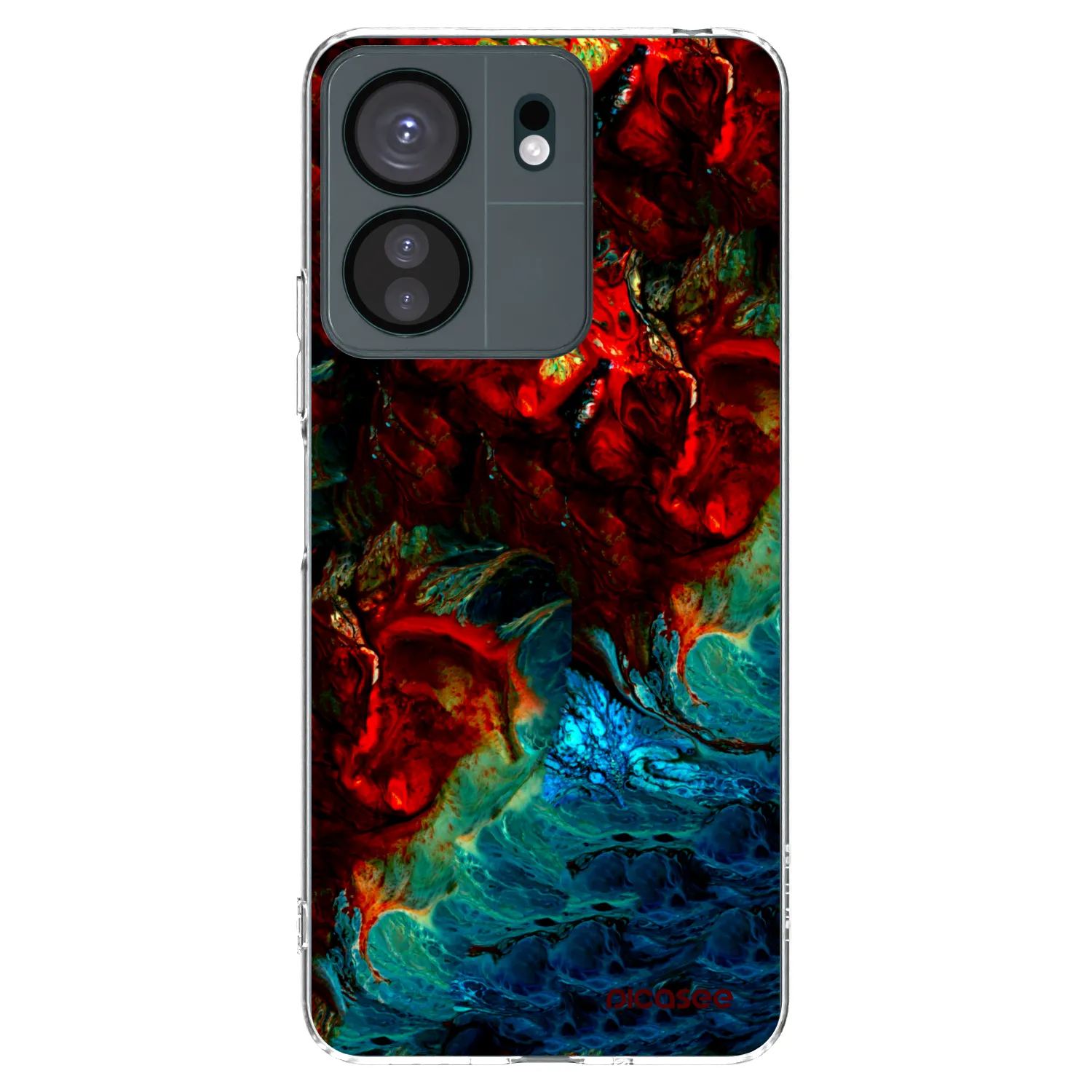 Picasee silikonowe przeźroczyste etui na Xiaomi Redmi 13C 4G - Universe