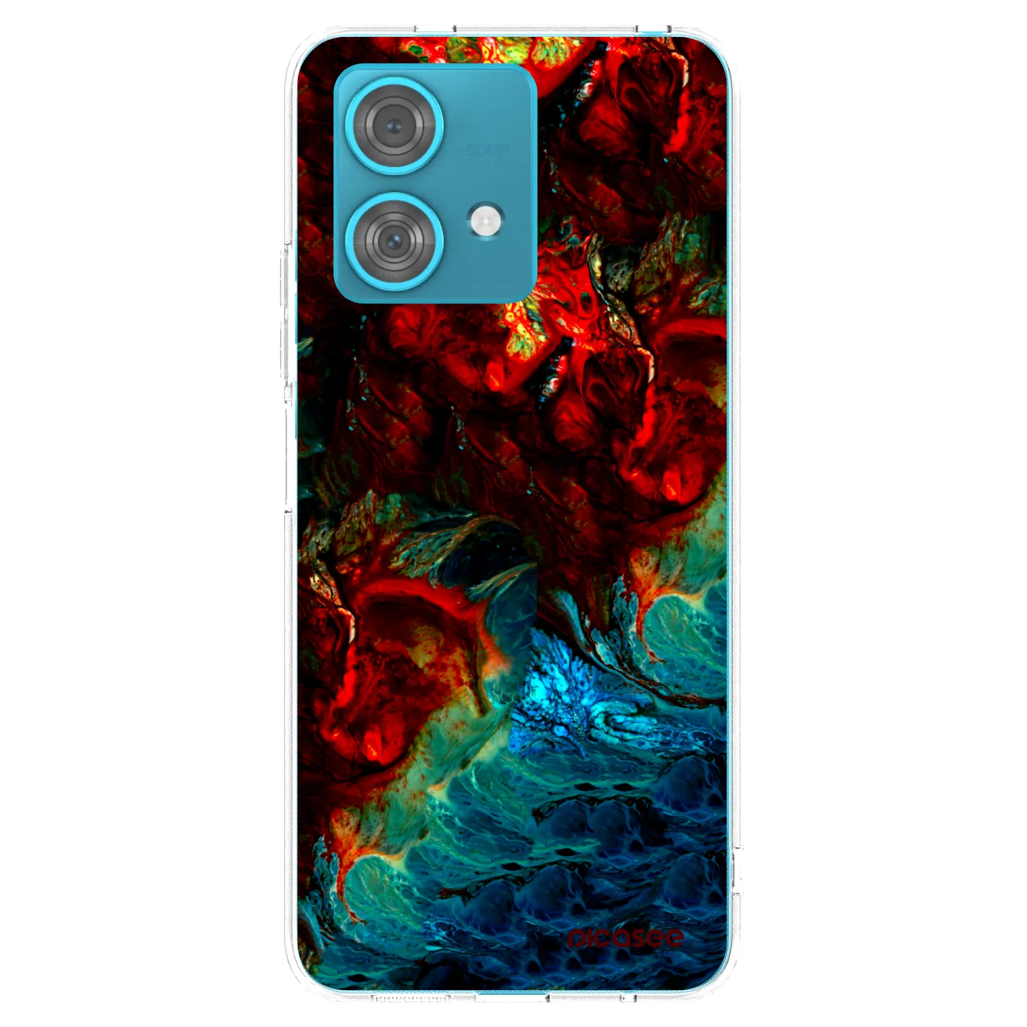 Picasee silikonowe przeźroczyste etui na Motorola Edge 40 Neo - Universe