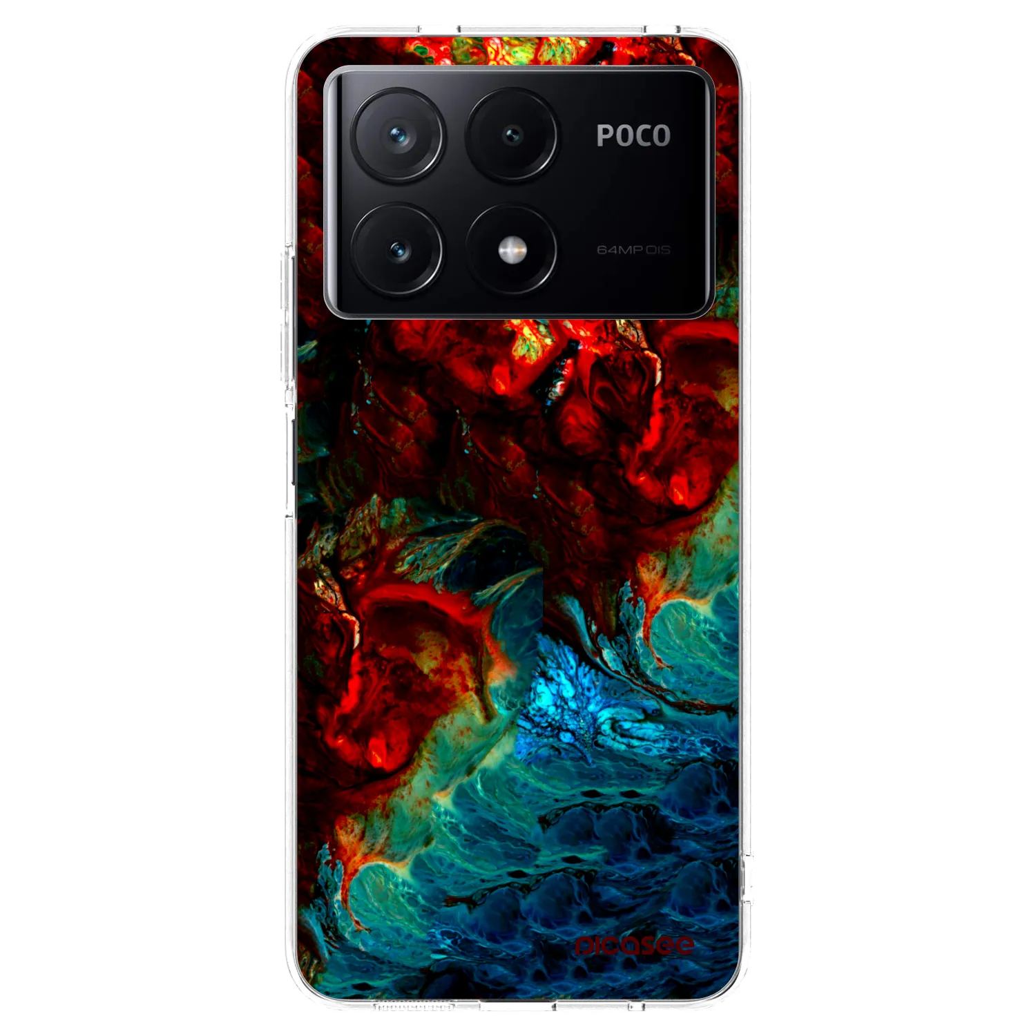 Picasee silikonowe przeźroczyste etui na Xiaomi Poco X6 Pro - Universe