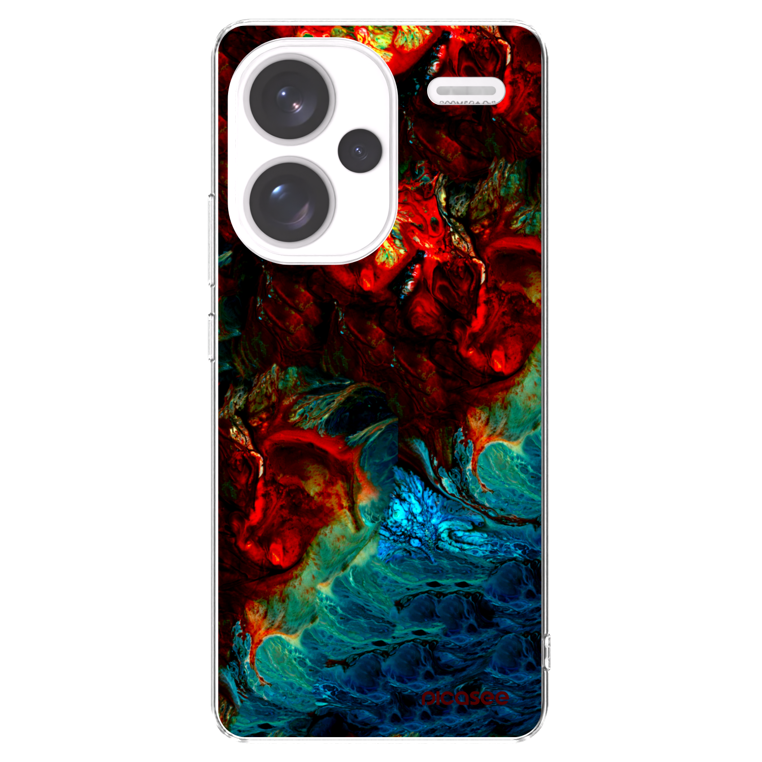 Picasee silikonowe przeźroczyste etui na Xiaomi Redmi Note 13 Pro+ 5G - Universe