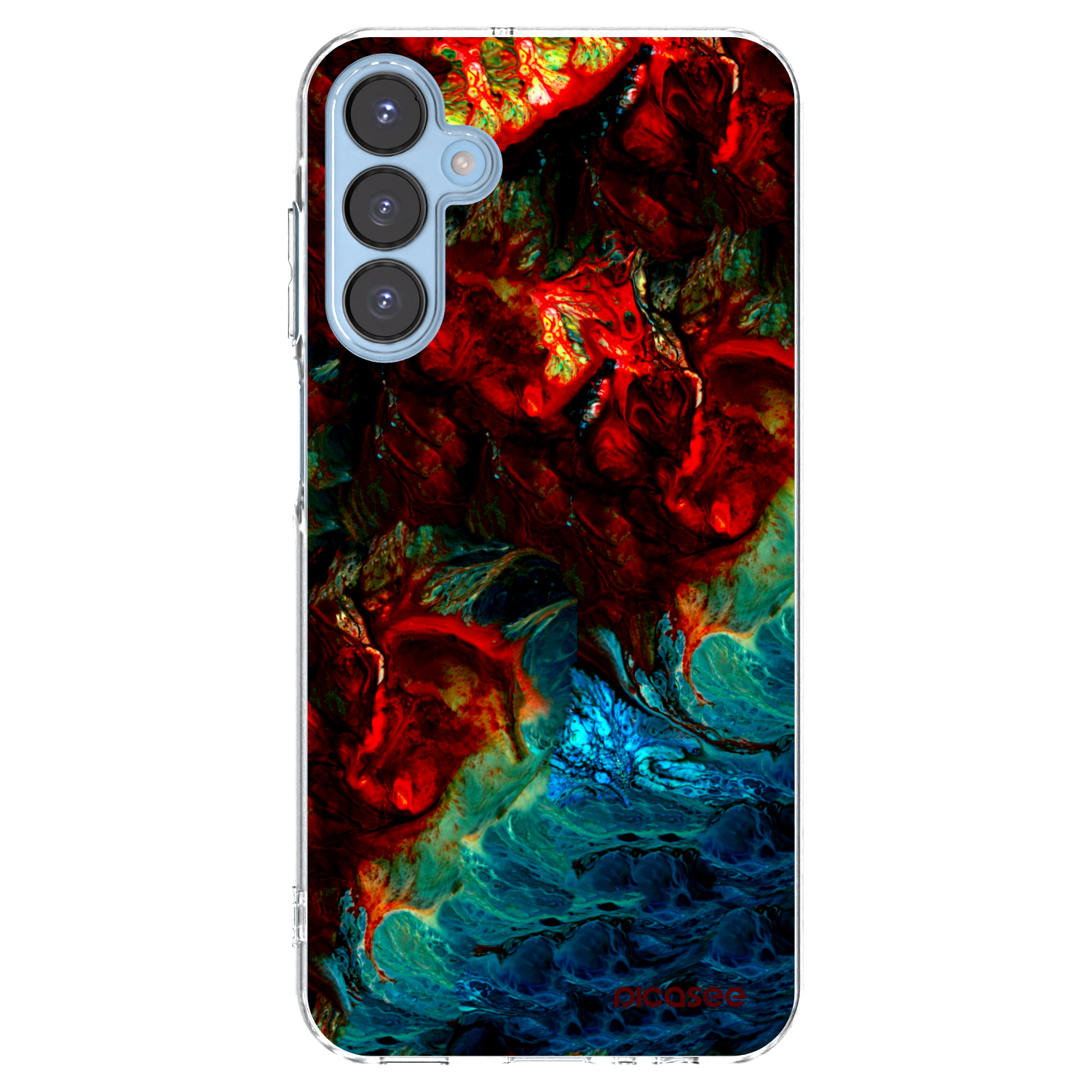 Picasee silikonowe przeźroczyste etui na Samsung Galaxy A15 A156B 5G - Universe