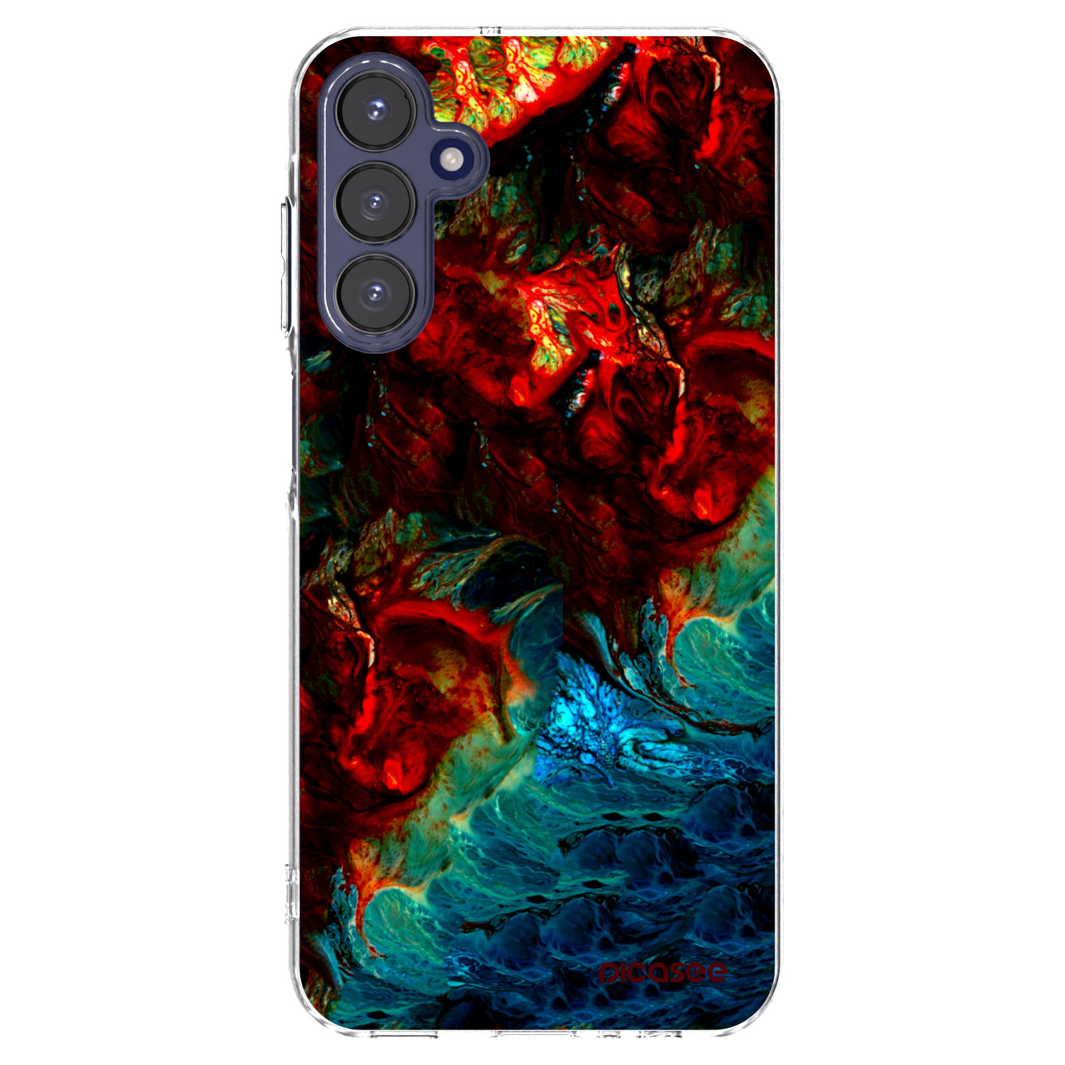 Picasee silikonowe przeźroczyste etui na Samsung Galaxy A15 A155F 4G - Universe