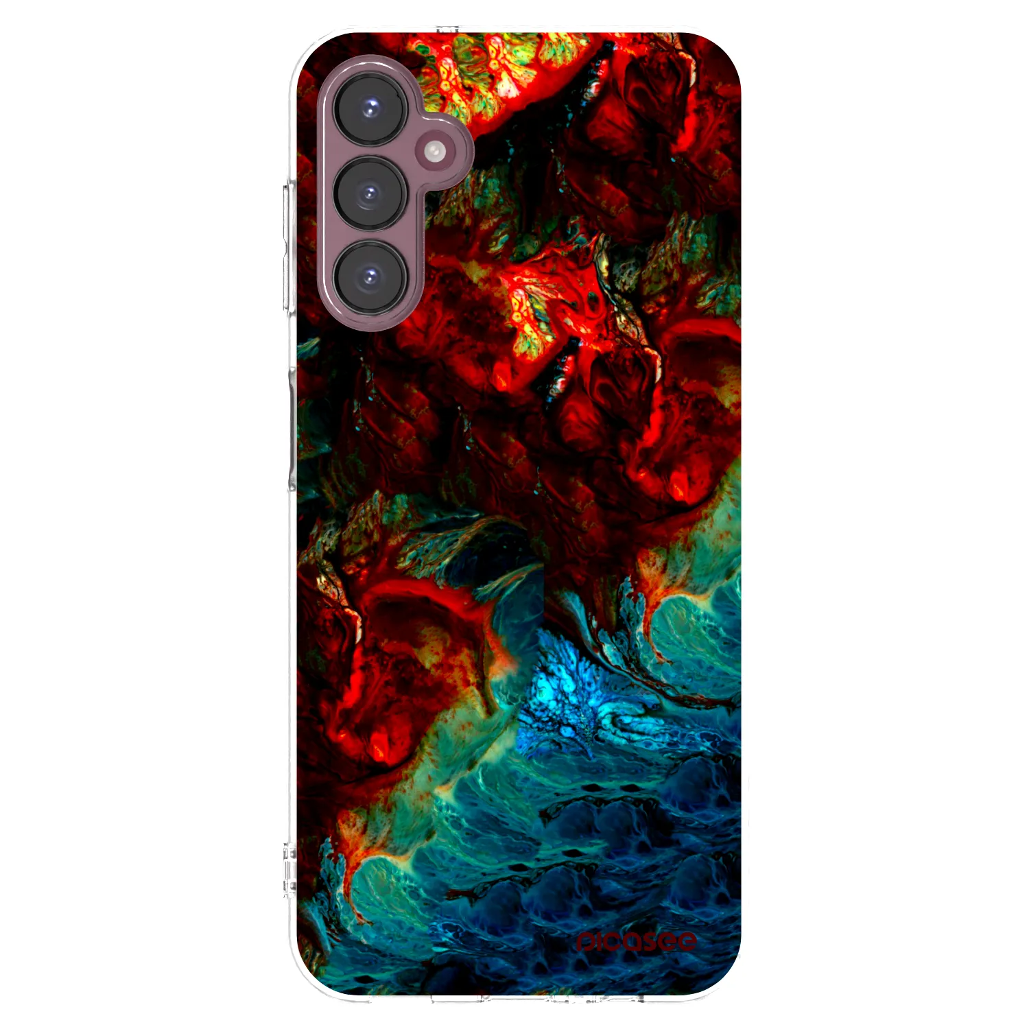 Picasee silikonowe przeźroczyste etui na Samsung Galaxy A05s A057G - Universe