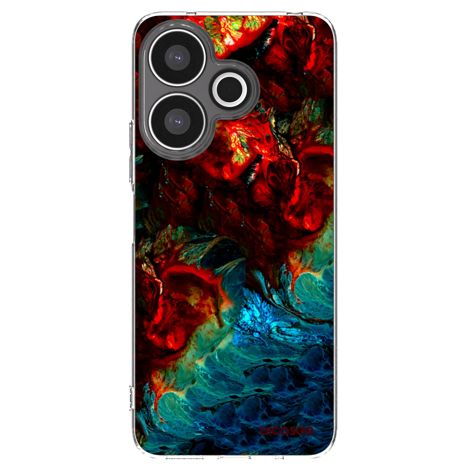 Picasee silikonowe przeźroczyste etui na Xiaomi Redmi 13 4G - Universe
