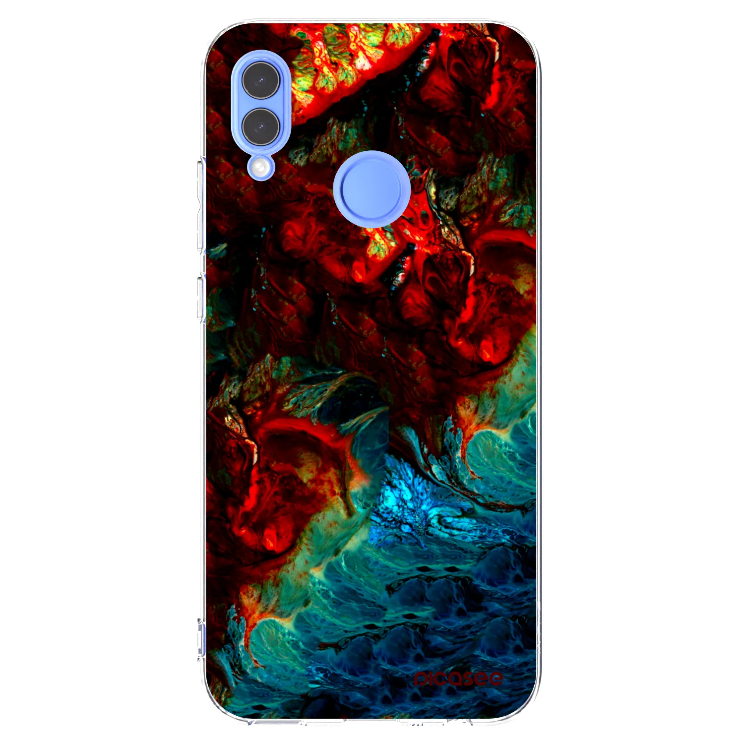 Picasee silikonowe przeźroczyste etui na Honor 10 Lite - Universe