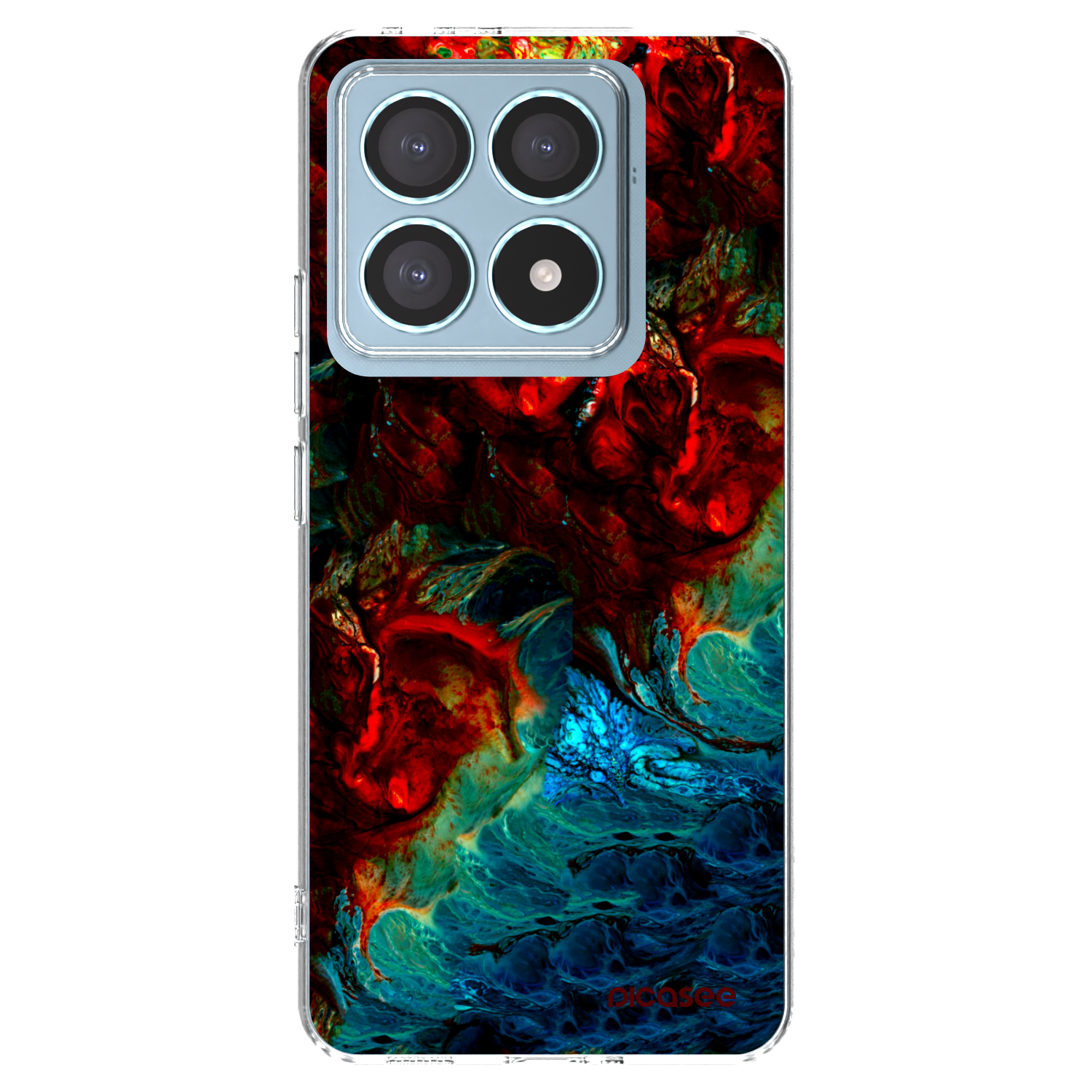 Picasee silikonowe przeźroczyste etui na Xiaomi 14T Pro - Universe