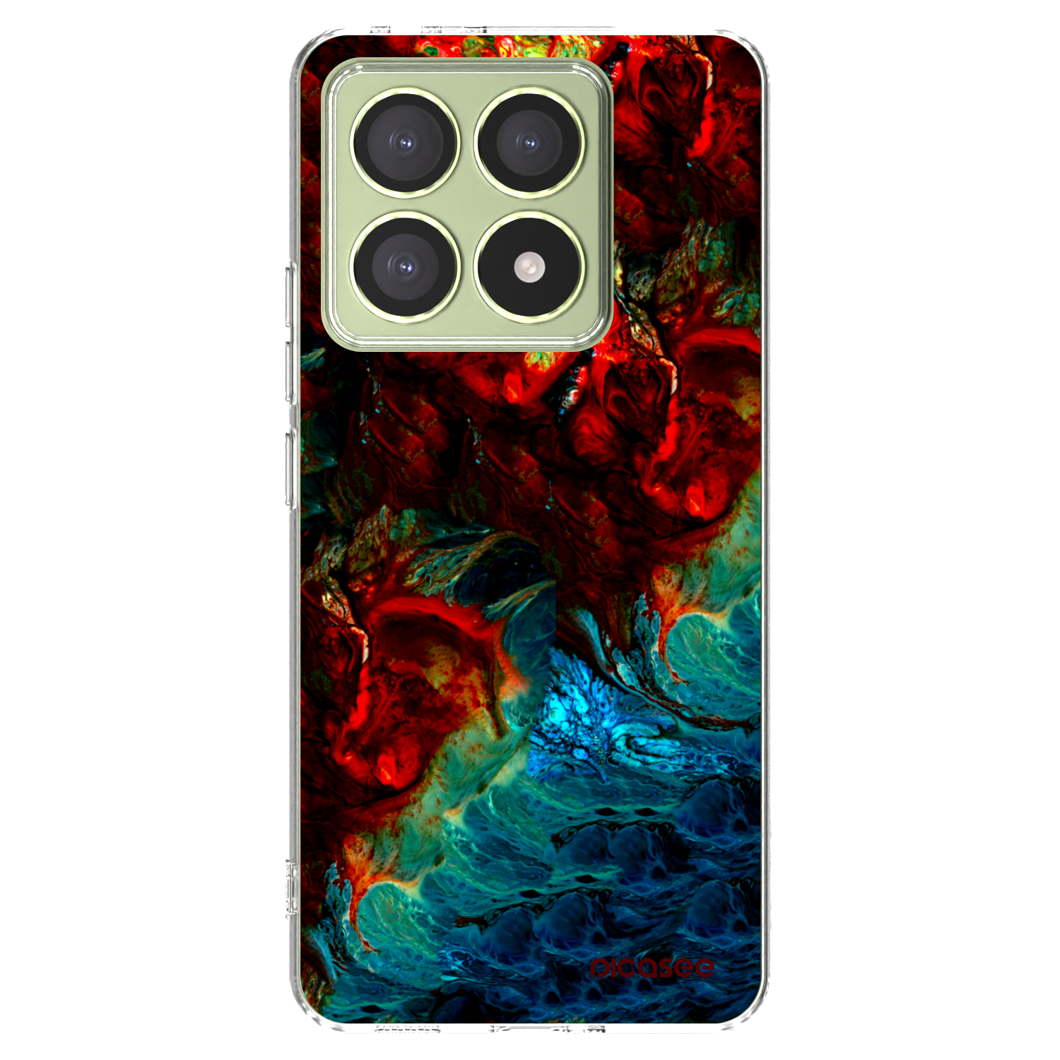 Picasee silikonowe przeźroczyste etui na Xiaomi 14T - Universe