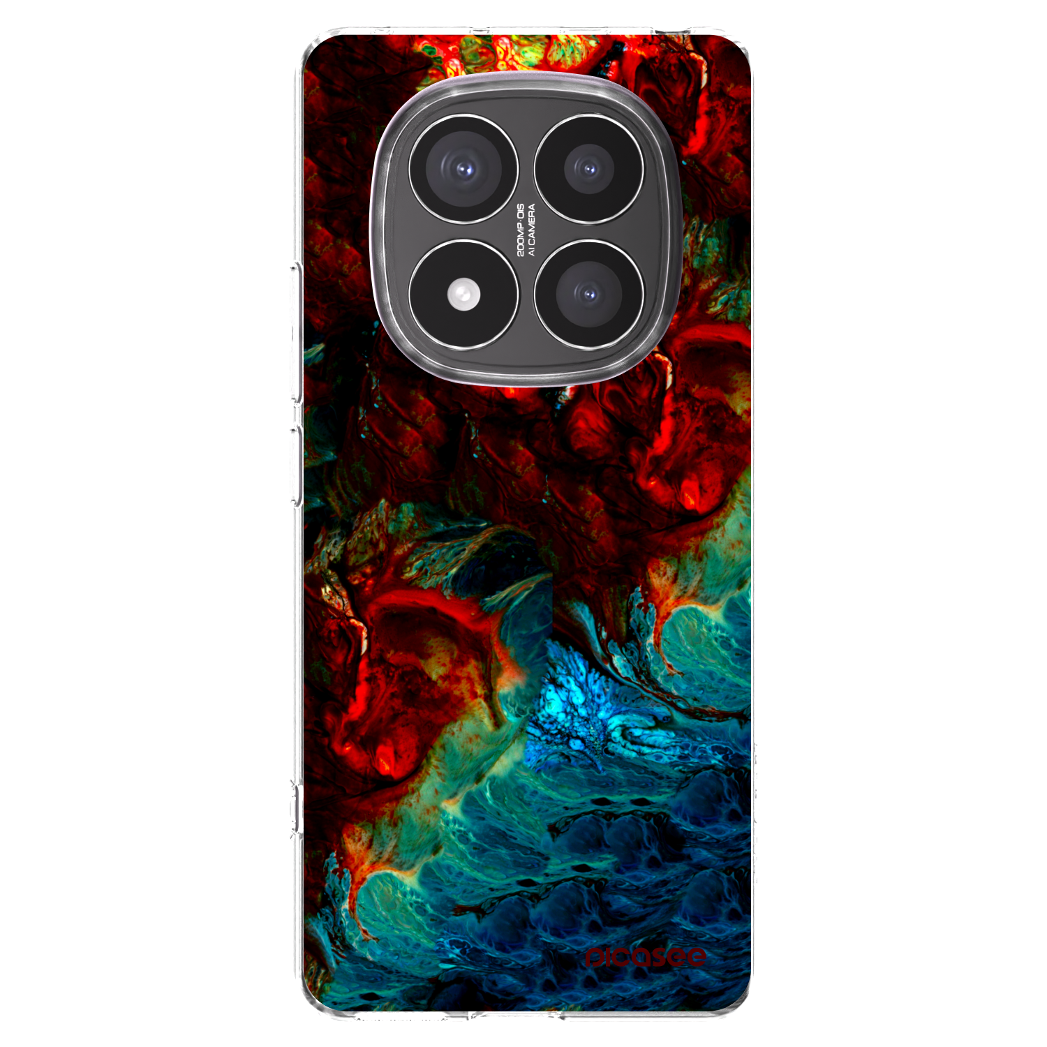 Picasee silikonowe przeźroczyste etui na Xiaomi Redmi Note 14 Pro+ 5G - Universe