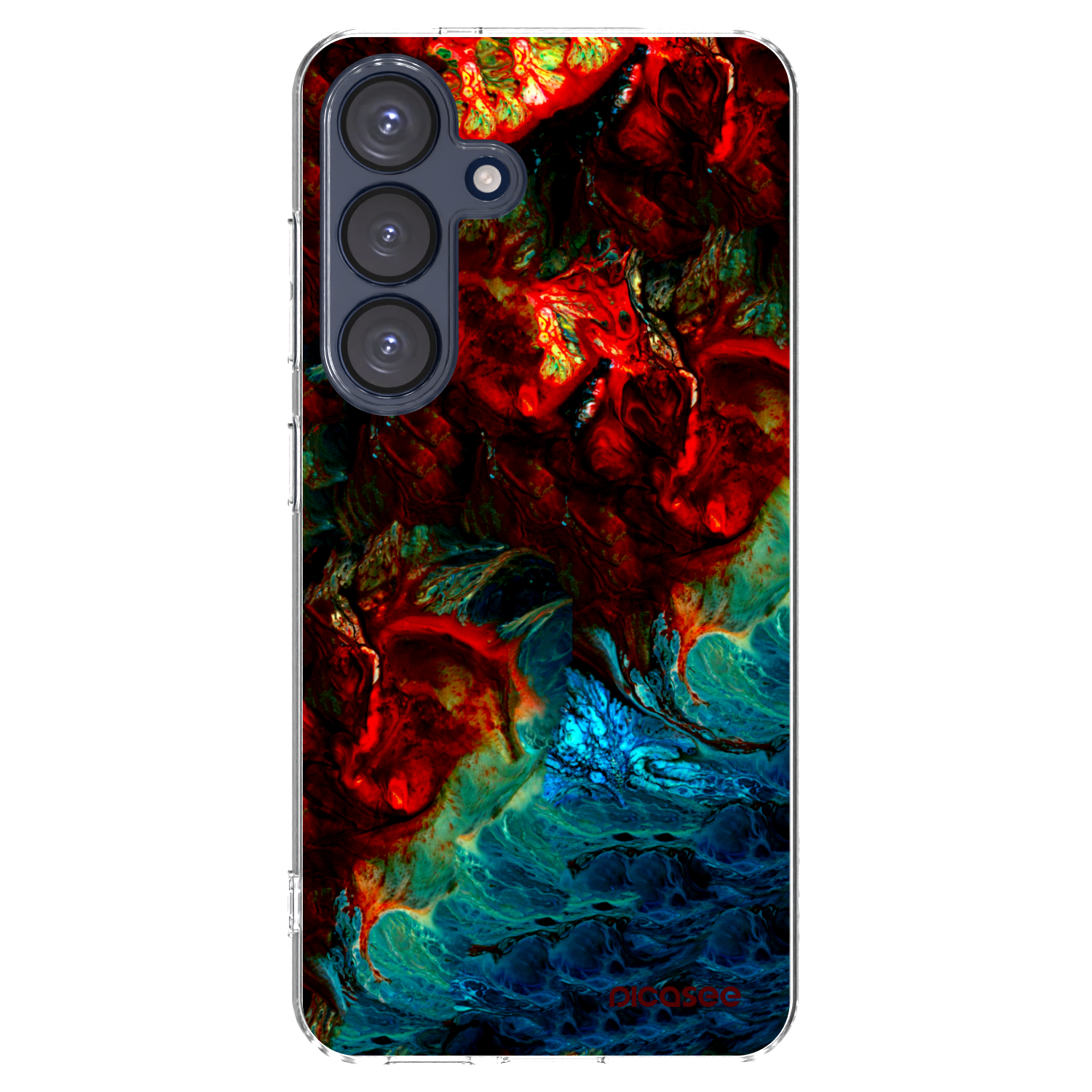 Picasee silikonowe przeźroczyste etui na Samsung Galaxy S25 5G - Universe