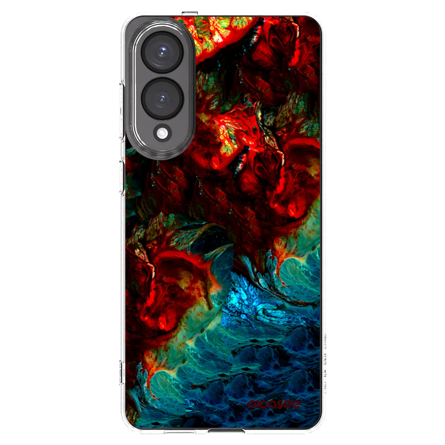 Picasee silikonowe przeźroczyste etui na Samsung Galaxy S25 Edge 5G - Universe