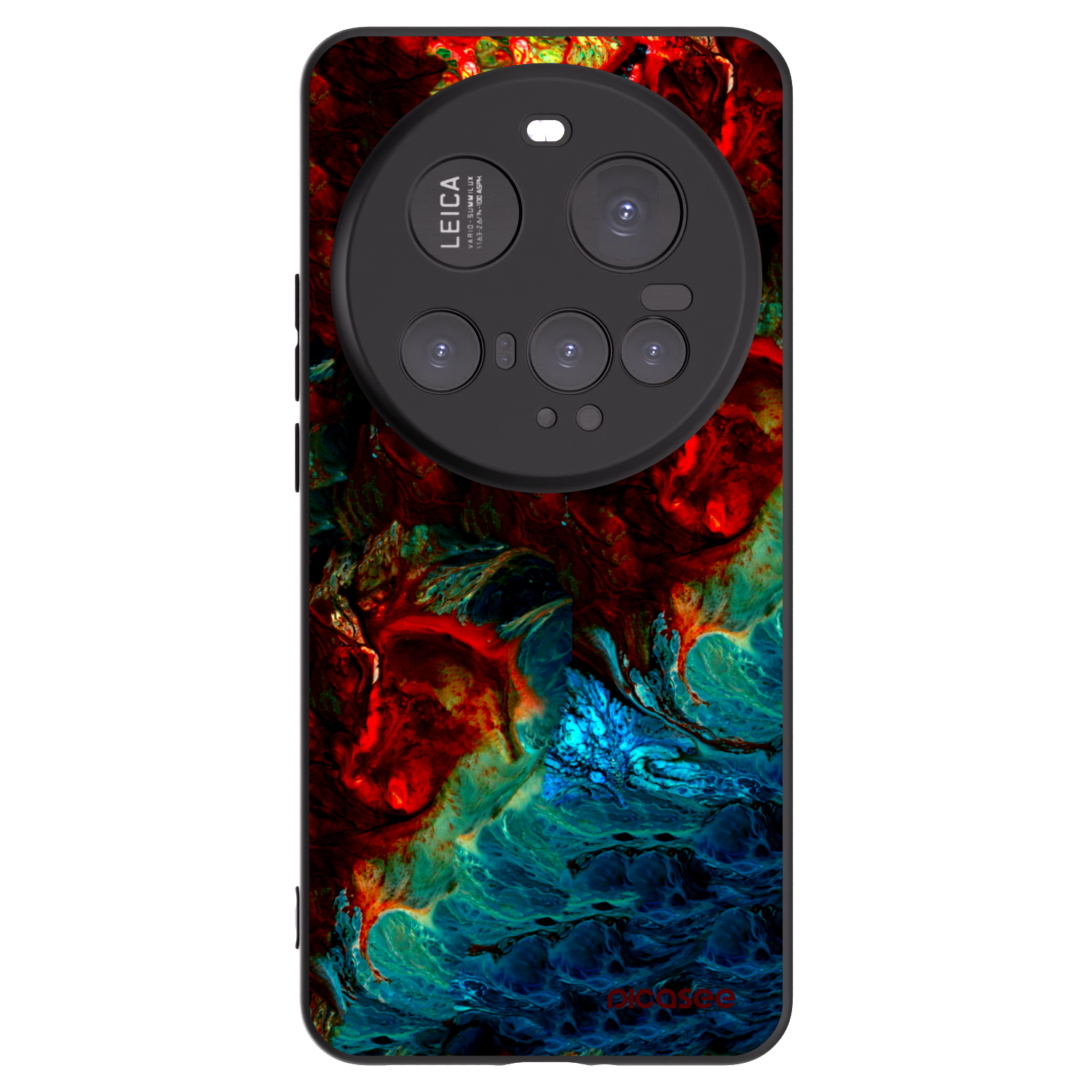 Picasee silikonowe czarne etui na Xiaomi 15 Ultra - Universe