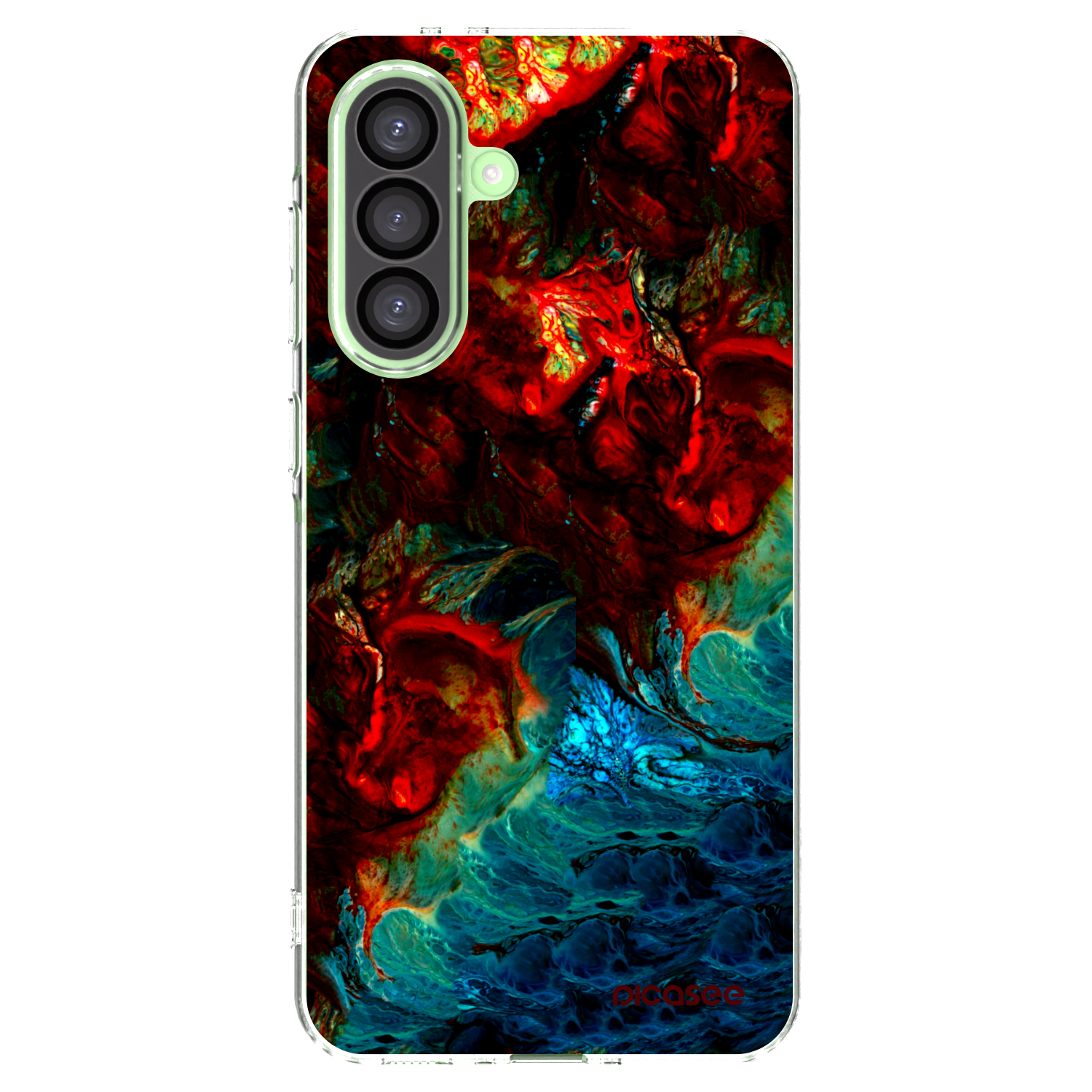 Picasee silikonowe przeźroczyste etui na Samsung Galaxy A26 5G A266B - Universe
