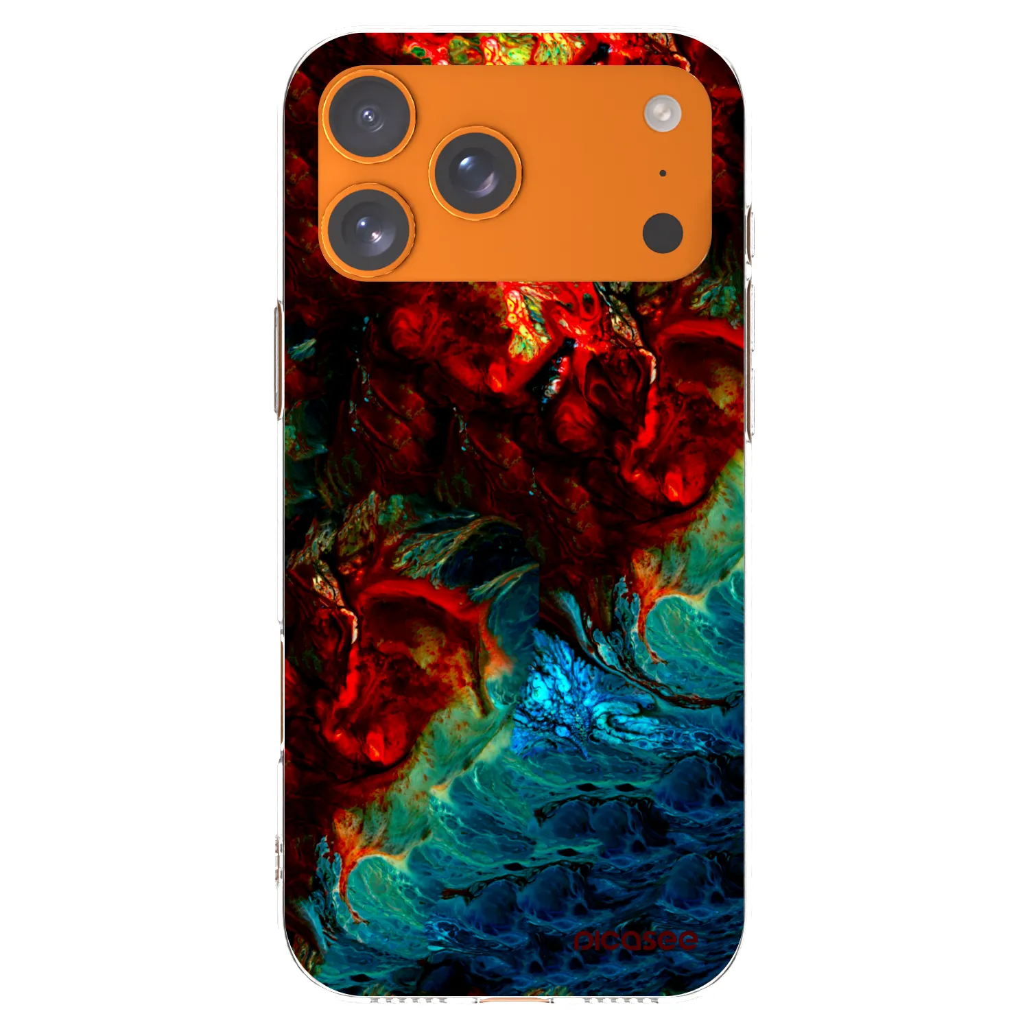 Picasee silikonowe przeźroczyste etui na Apple iPhone 17 Pro Max - Universe