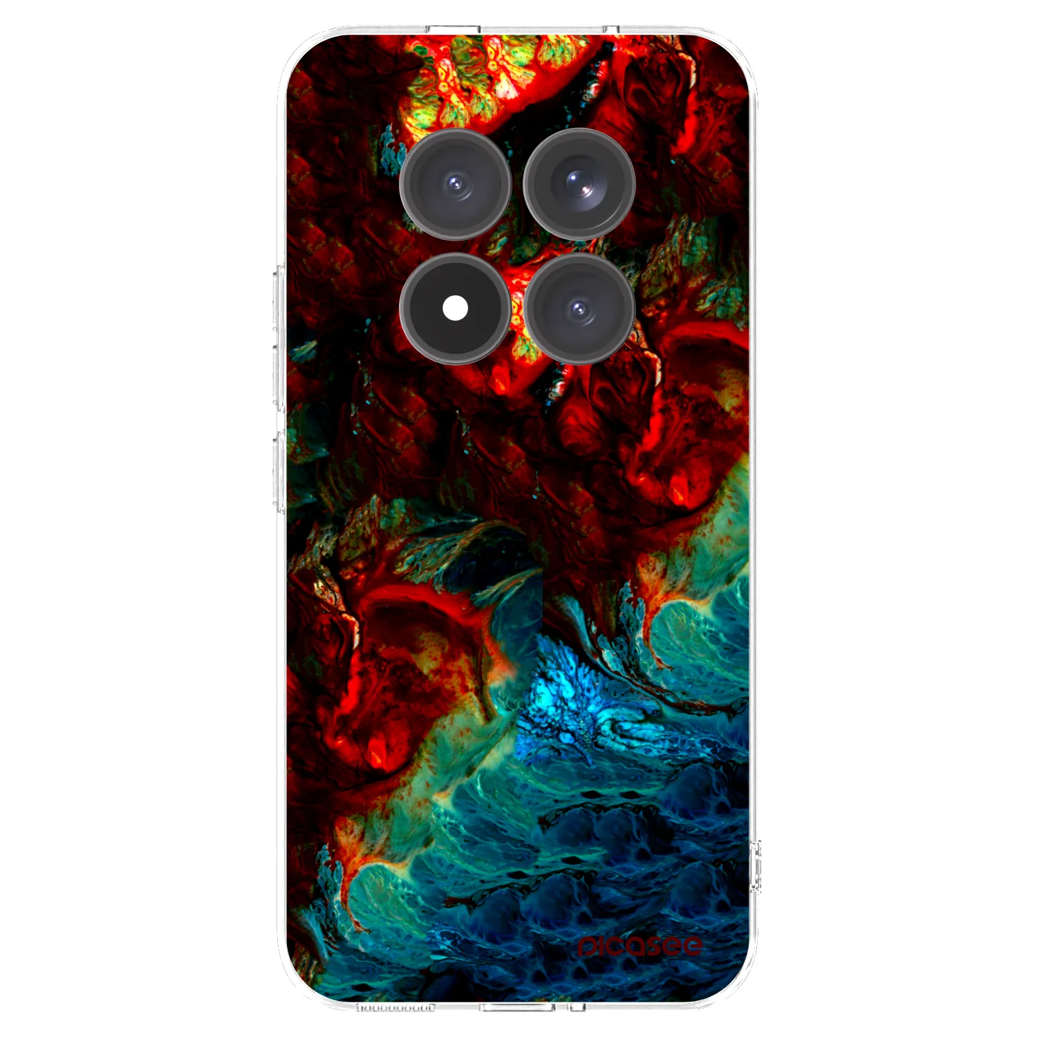 Picasee silikonowe przeźroczyste etui na Xiaomi Redmi Note 15 Pro+ - Universe