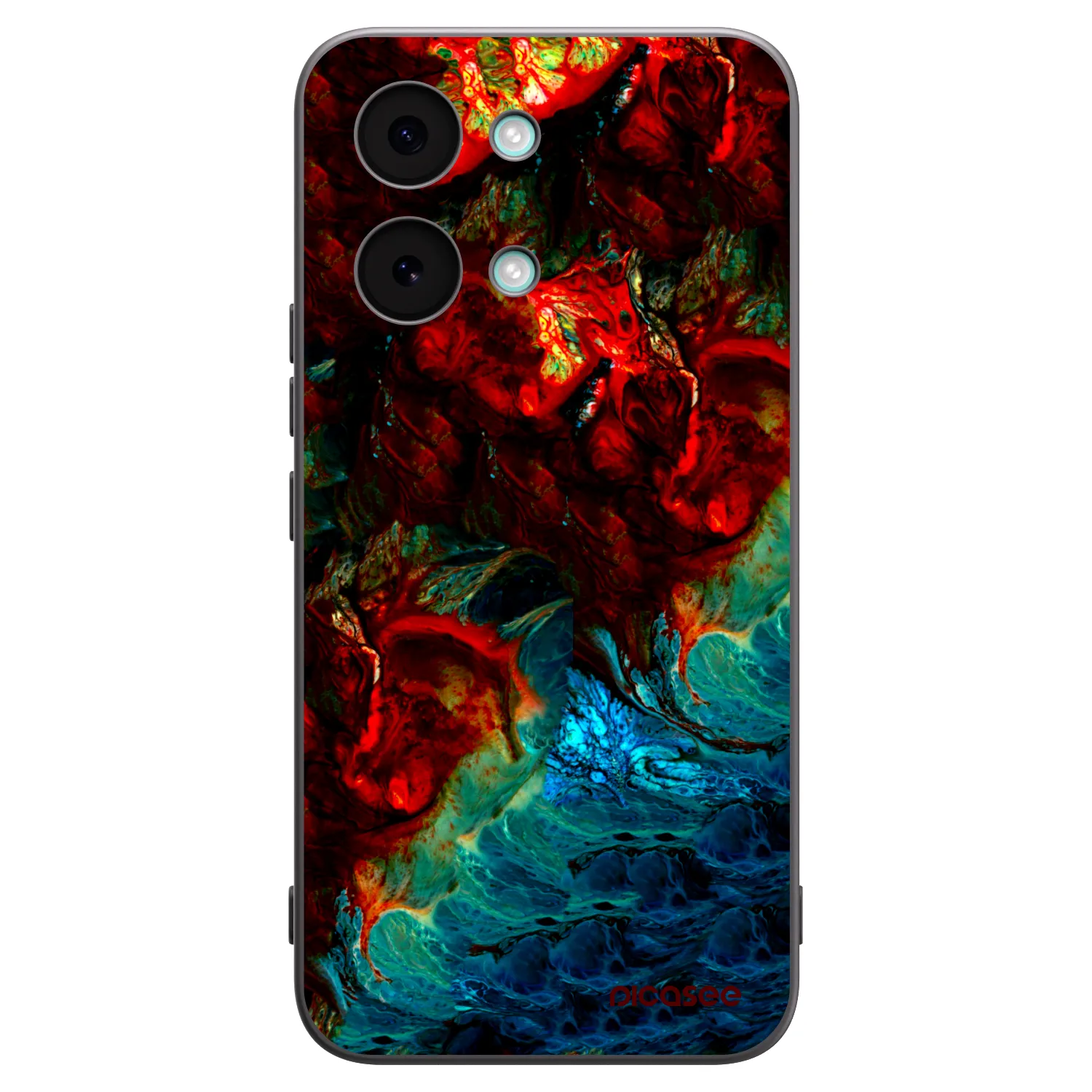 Picasee silikonowe czarne etui na Xiaomi Poco X8 Pro Max - Universe
